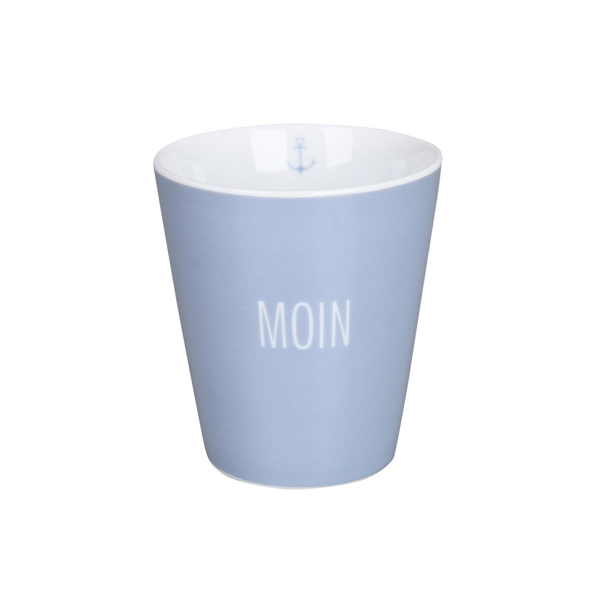 Becher Happy Mug Moin Colorful, hellblau 