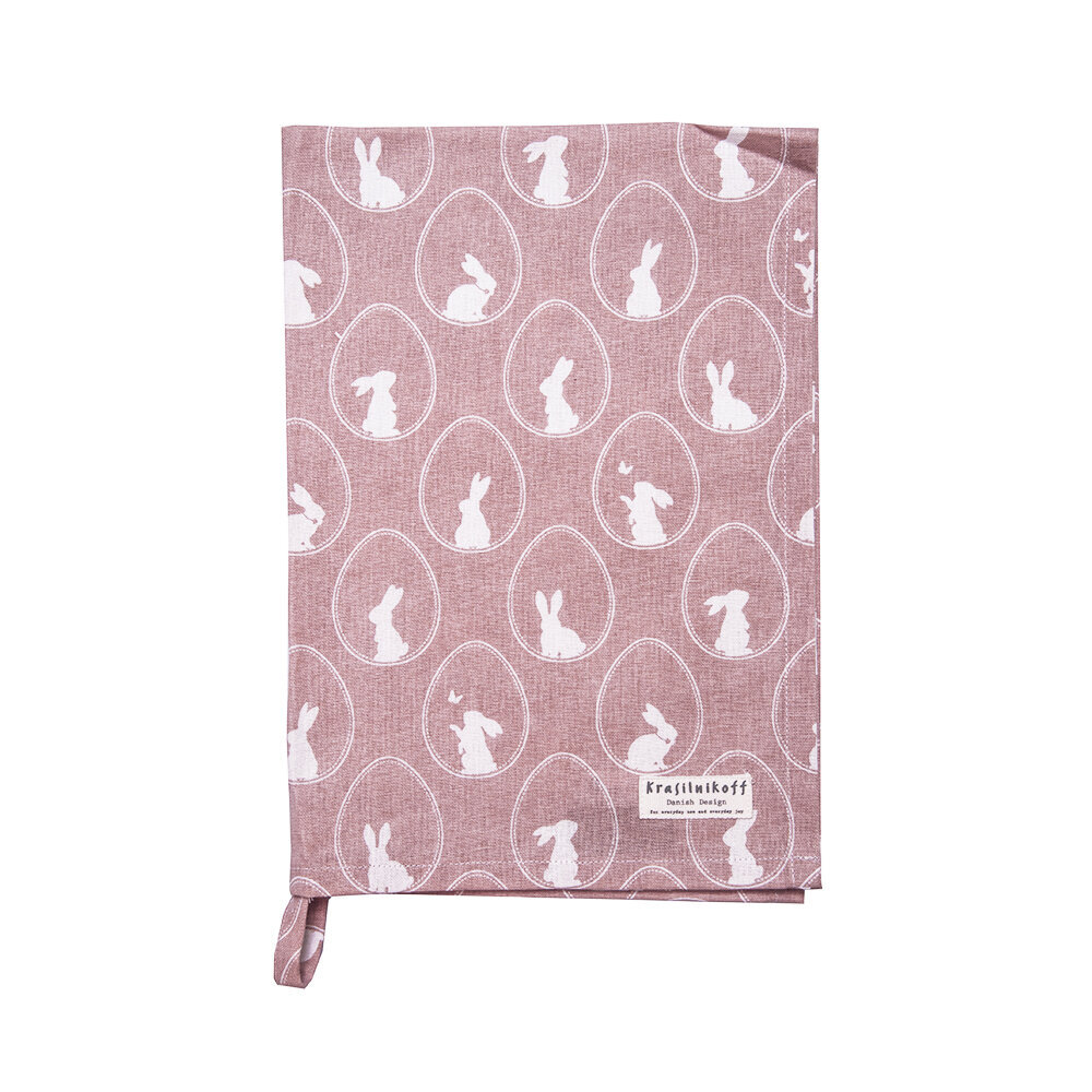 Geschirrhandtuch Allover Bunnies, rosa