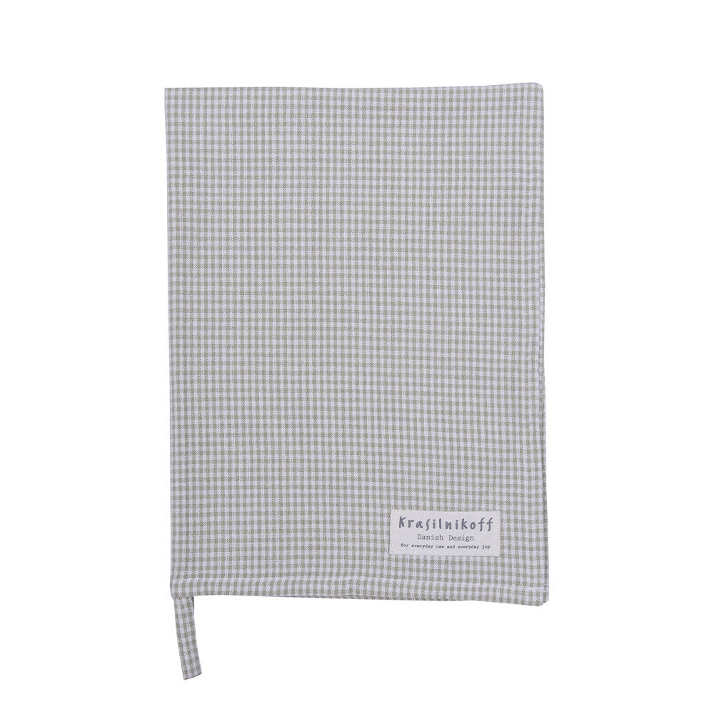 Geschirrhandtuch kleinkariert aus Baumwolle, sage 