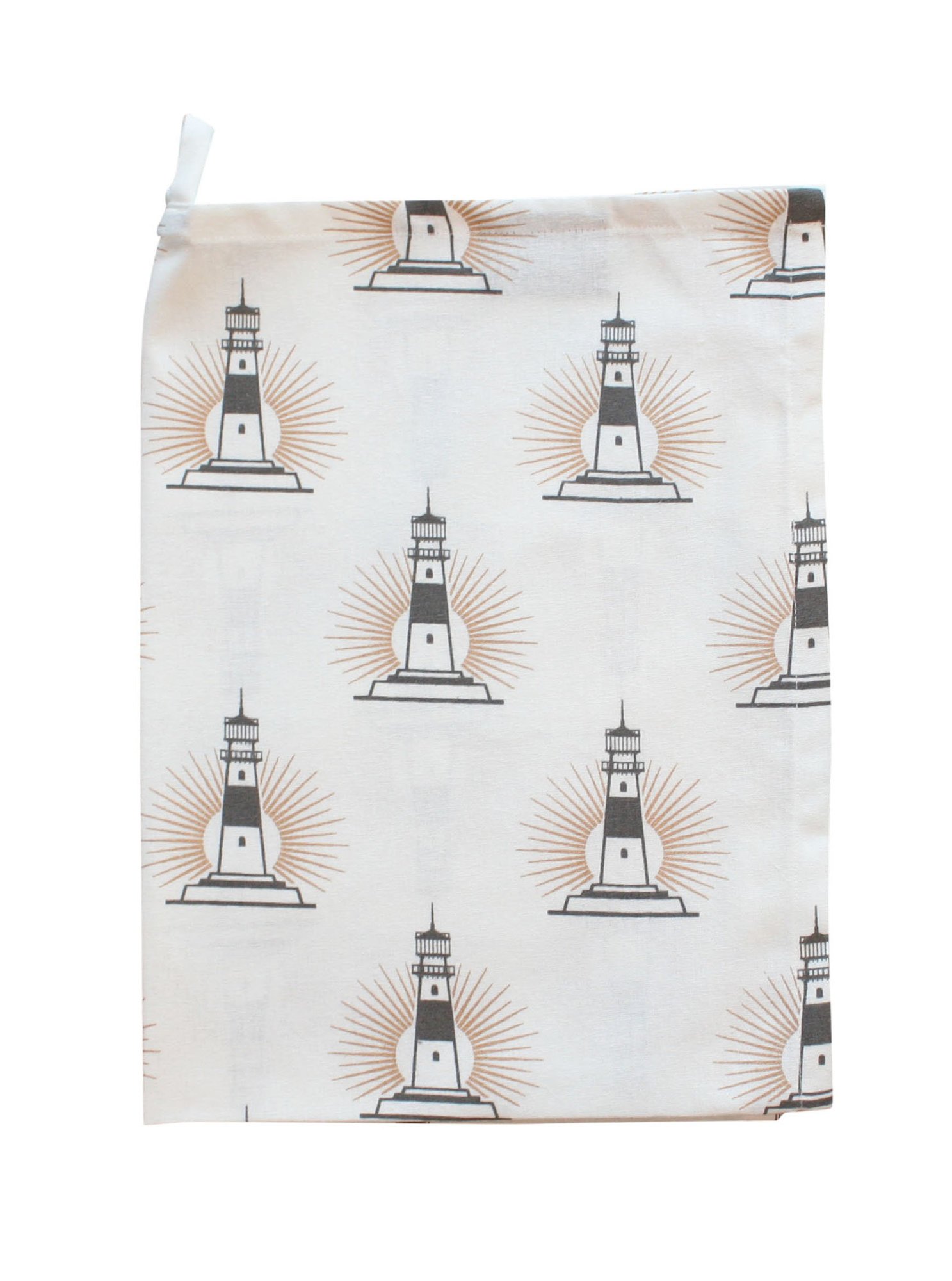 Krasilnikoff Geschirrhandtuch Light House, weiss 