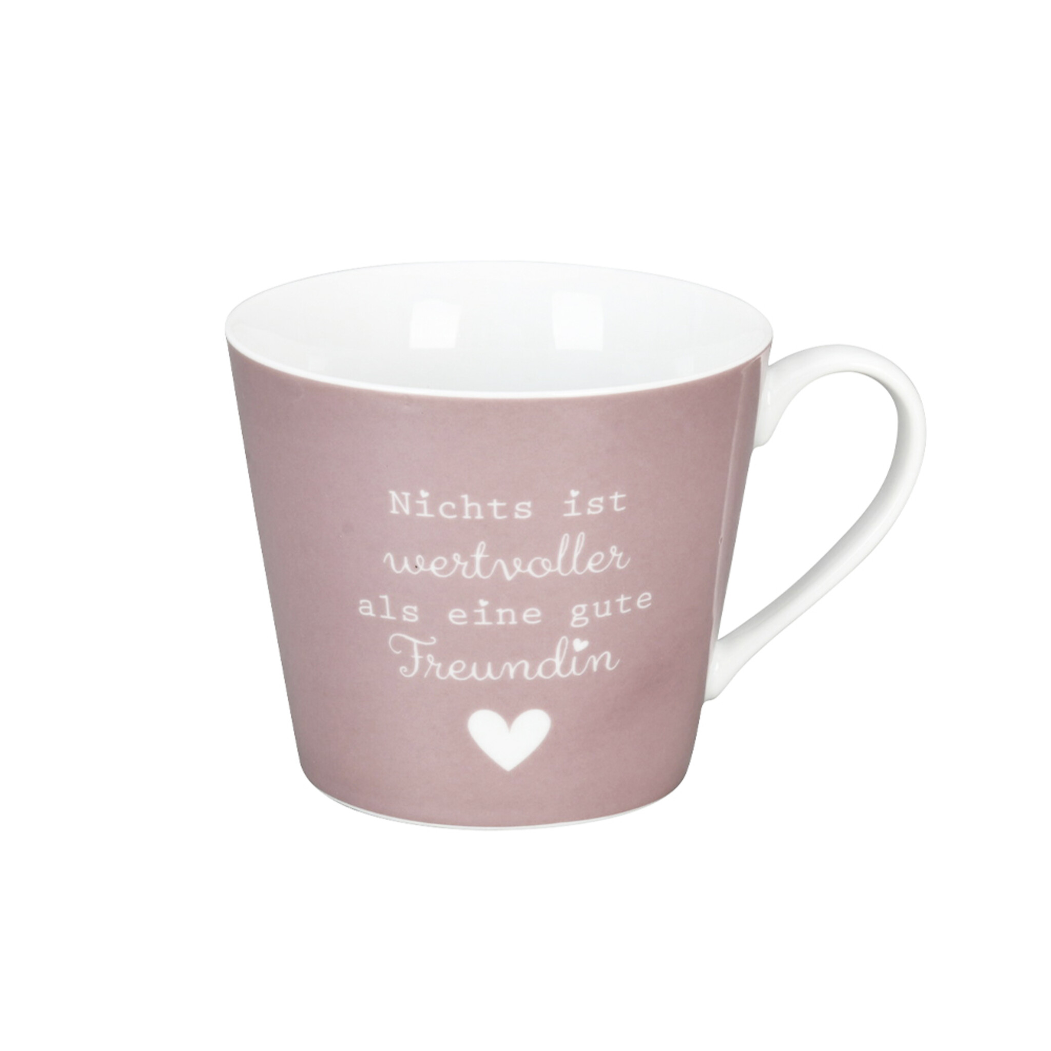 Happy Cup, Nichts ist wertvoller als eine gute Freundin, weiss 