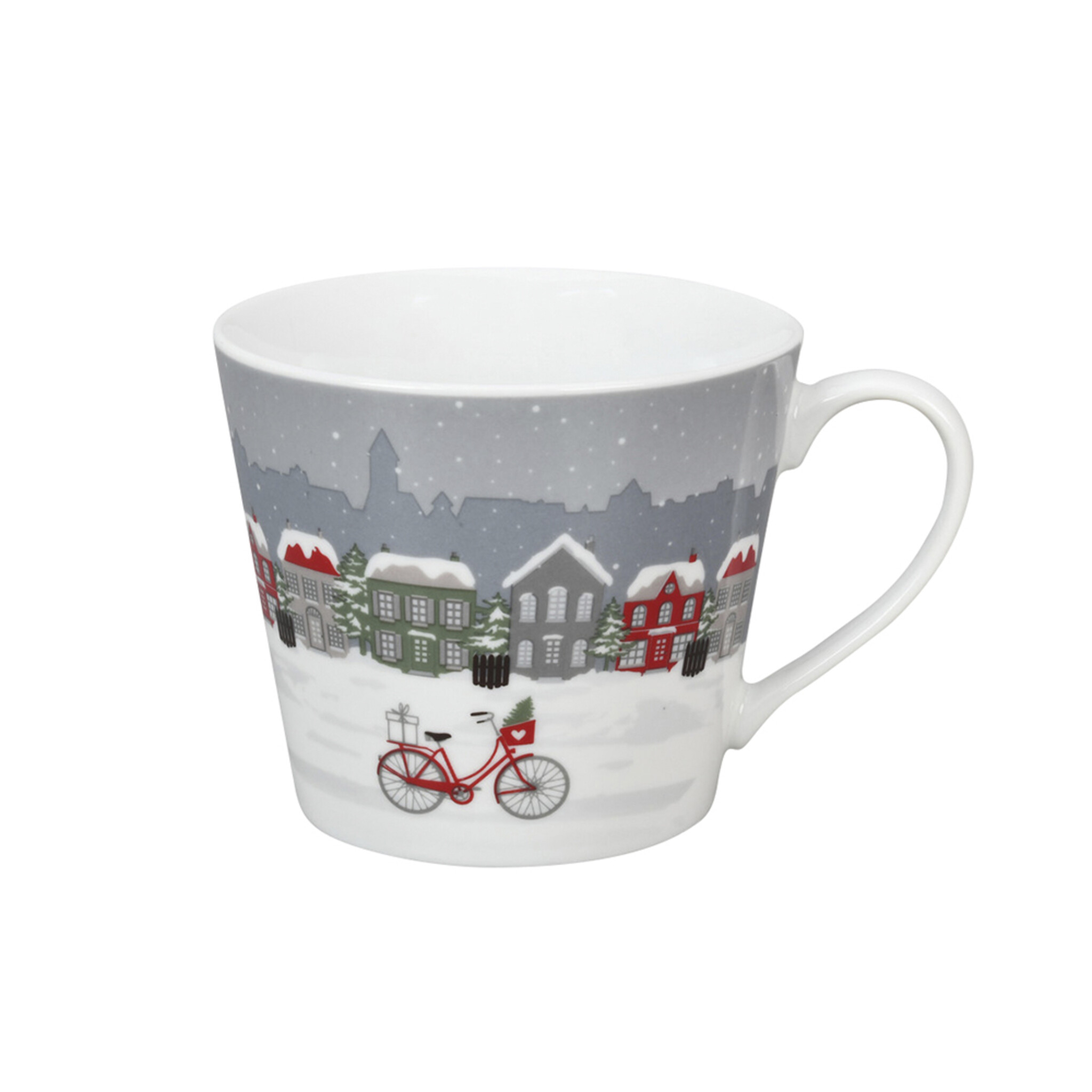 Happy Cup, Riding in the City Bike, grau 