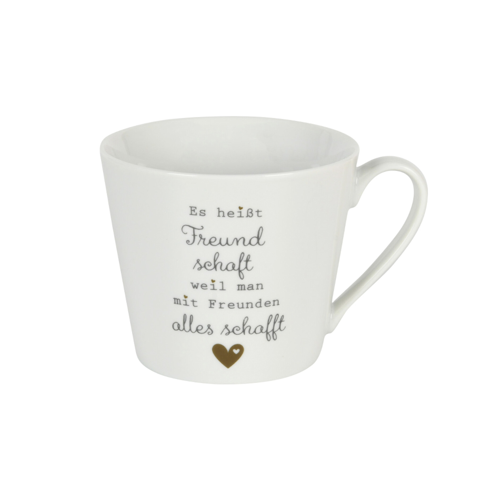 Happy Cup Tasse Freundschaft, weiss 
