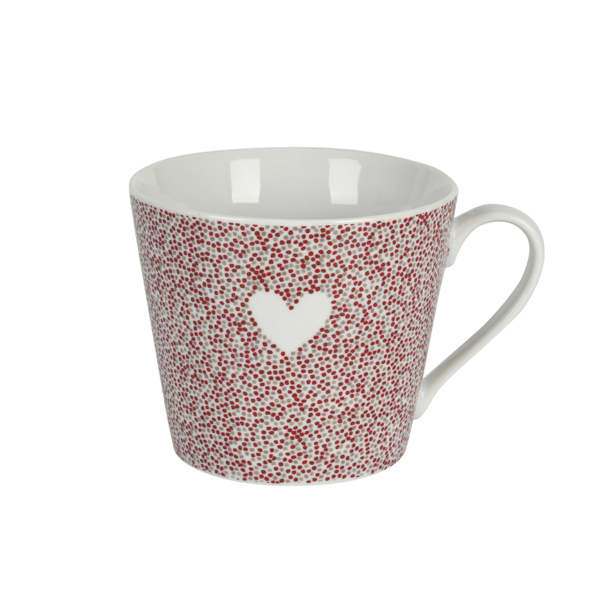 Happy Cup, Terrazzo Heart, rot 