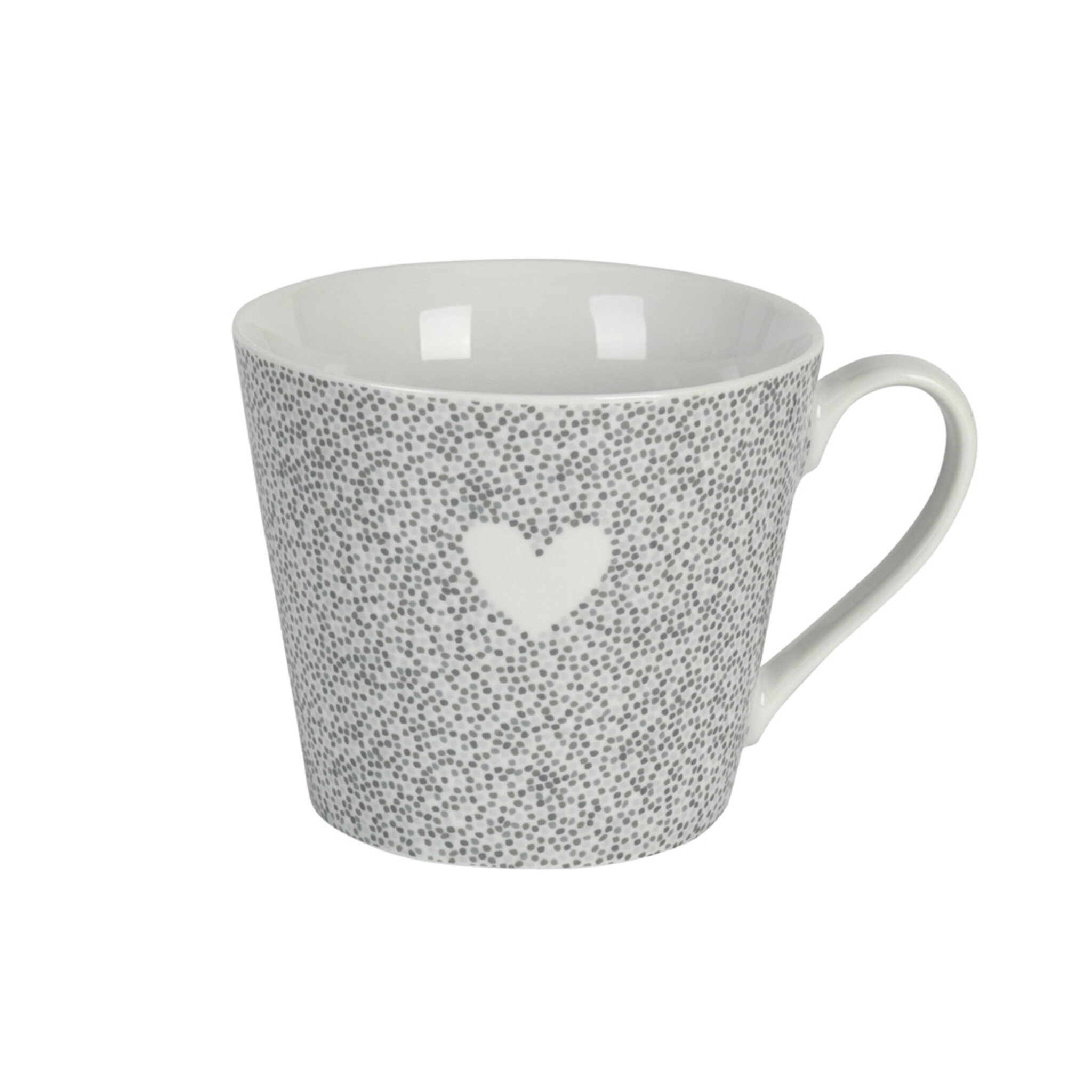 Happy Cup, Terrazzo Heart, grau 
