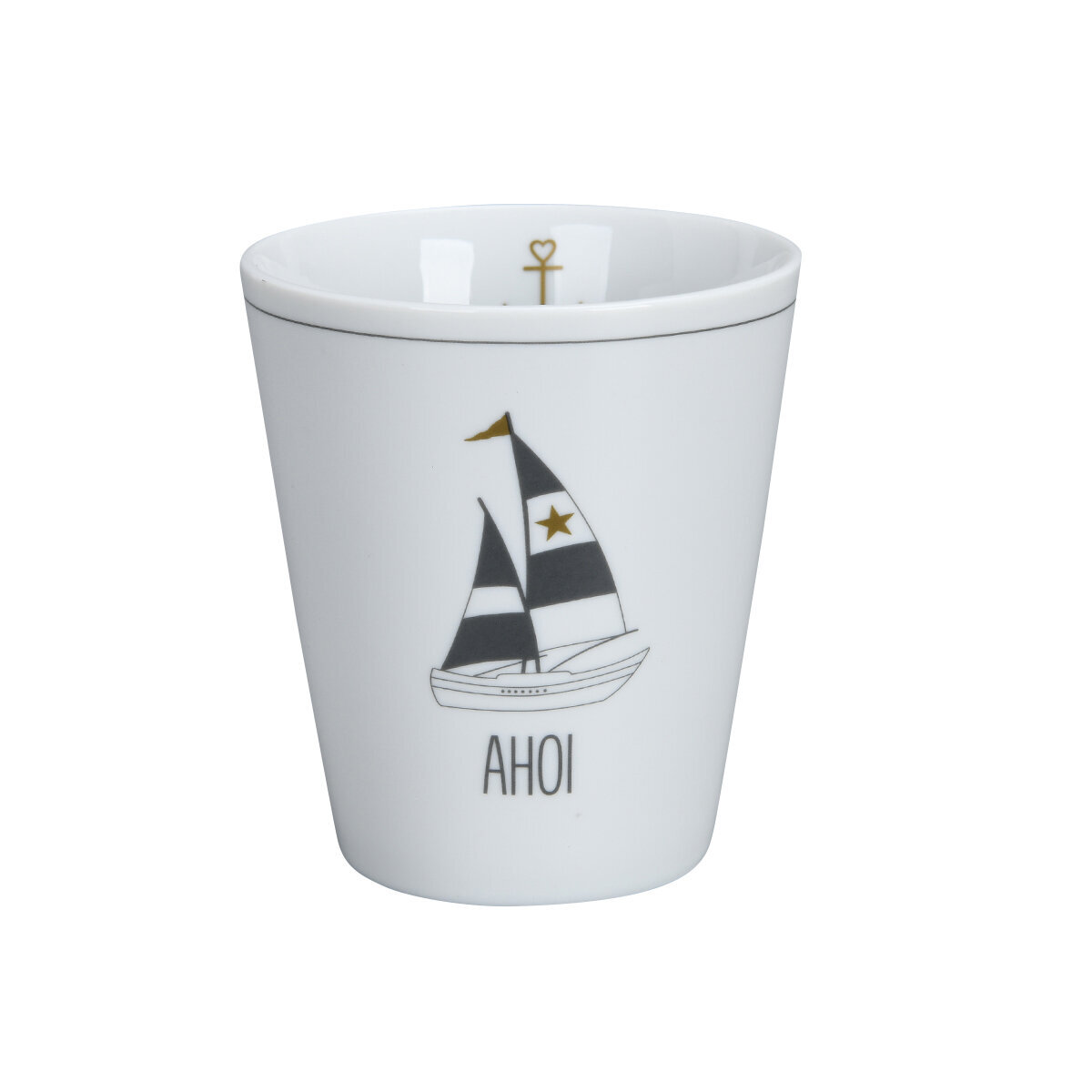 Happy Mug Ahoi, weiss 
