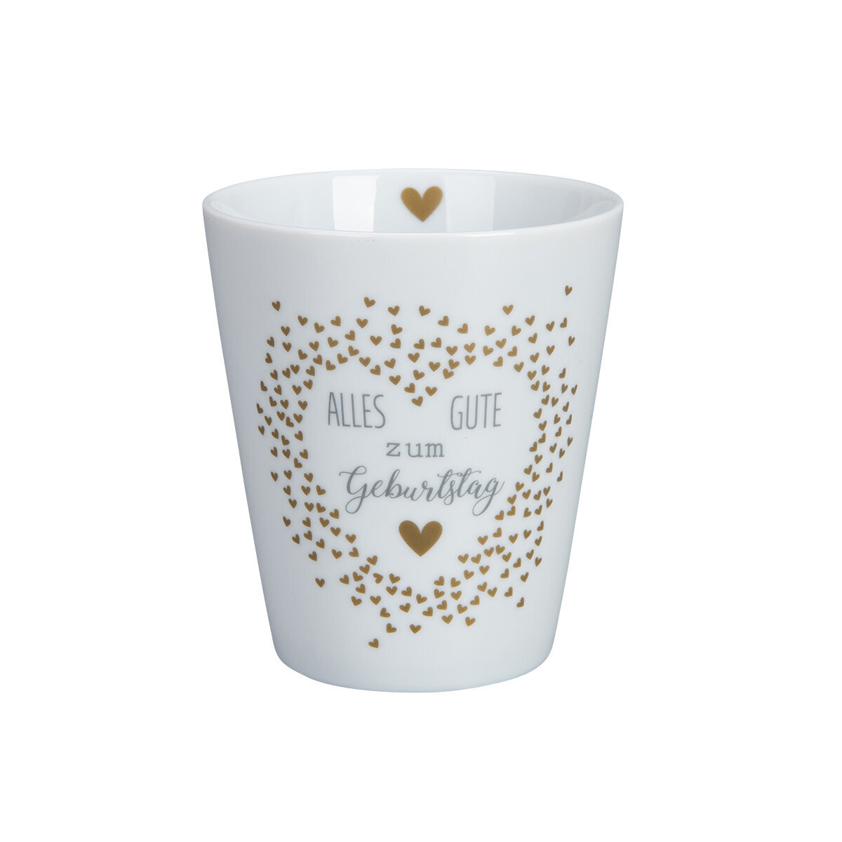 Happy Mug, Becher Alles Gute zum Geburtstag, weiss 