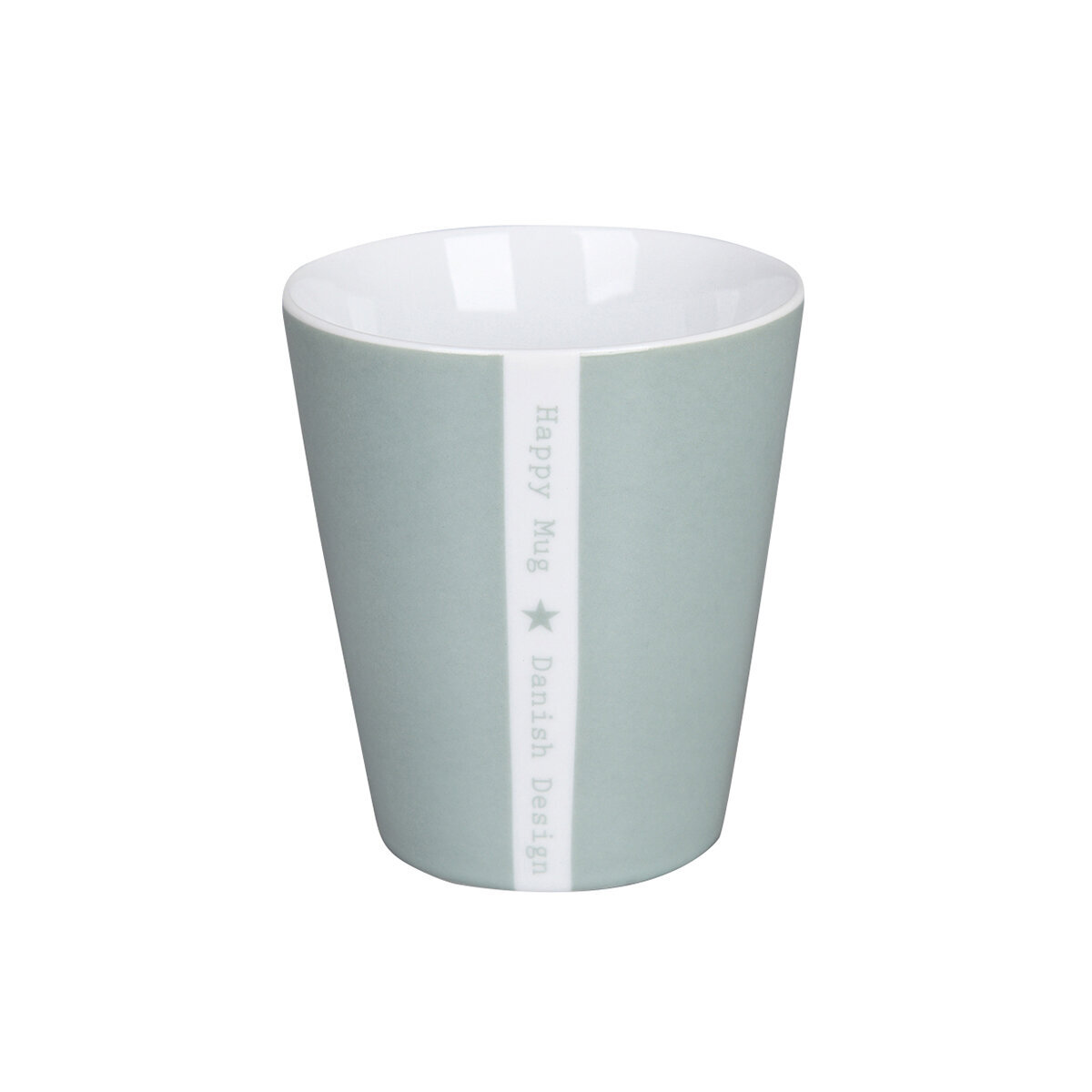 Happy Mug Becher Happy, grün