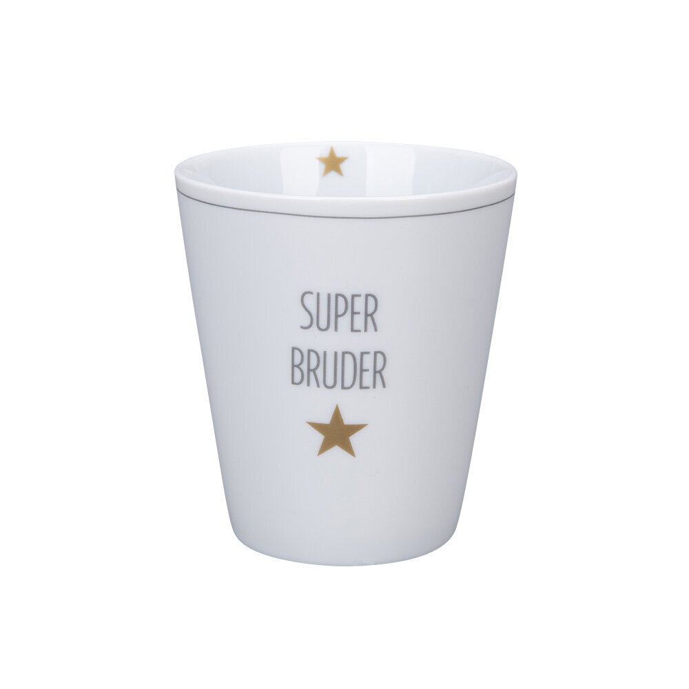 Happy Mug Becher Super, weiss 