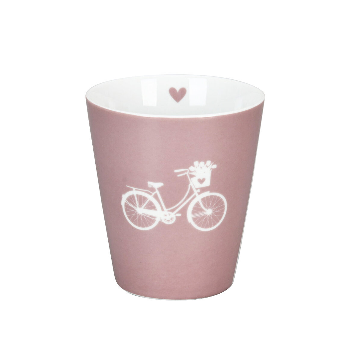 Happy Mug Bike, Becher, rosa 