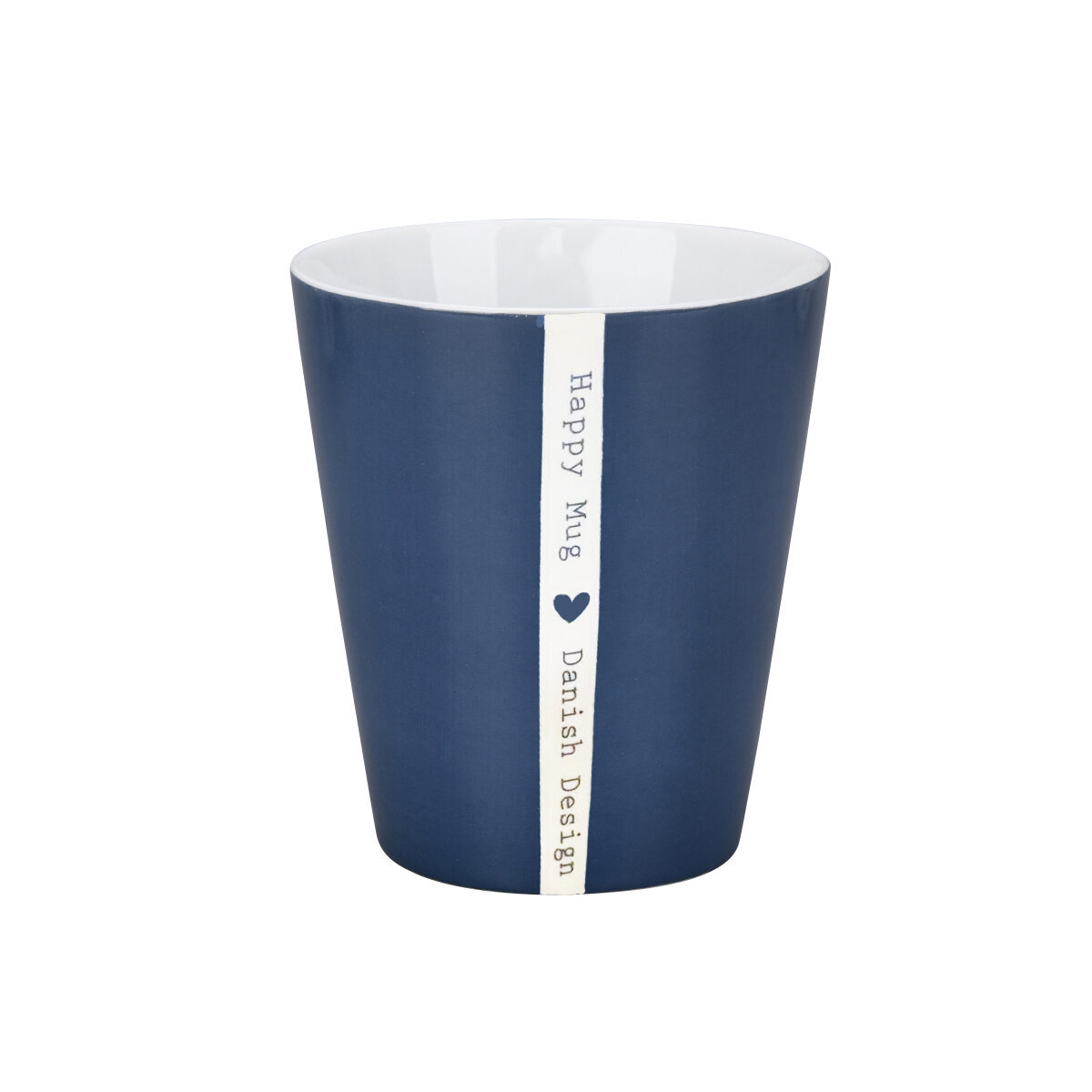 Happy Mug Colourful Heart, thunder blue 