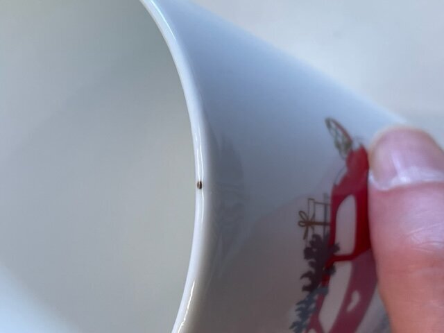 Happy Mug, Driving Home for Christmas, Red, rot 