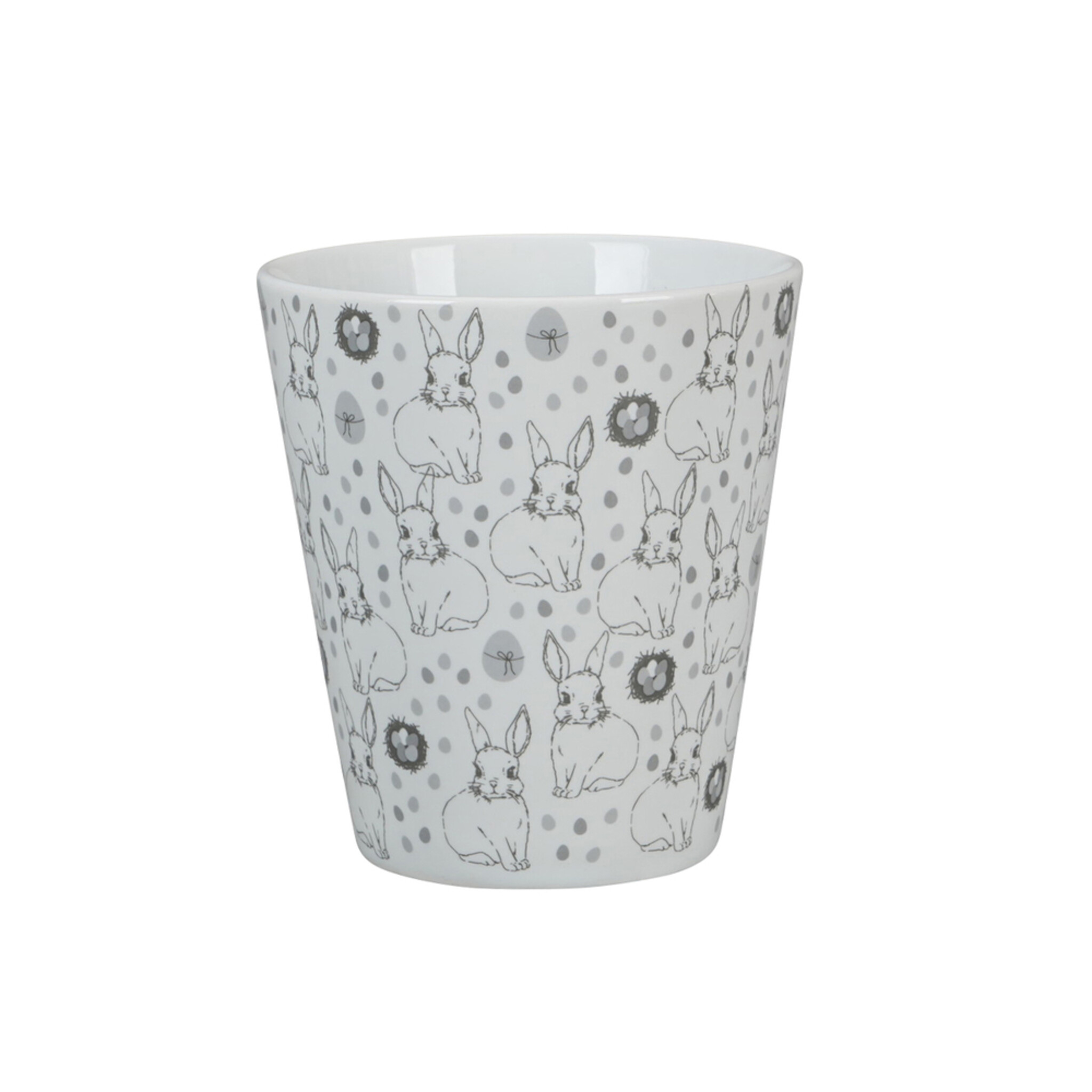 Happy Mug, Easter Bunny, weiss 