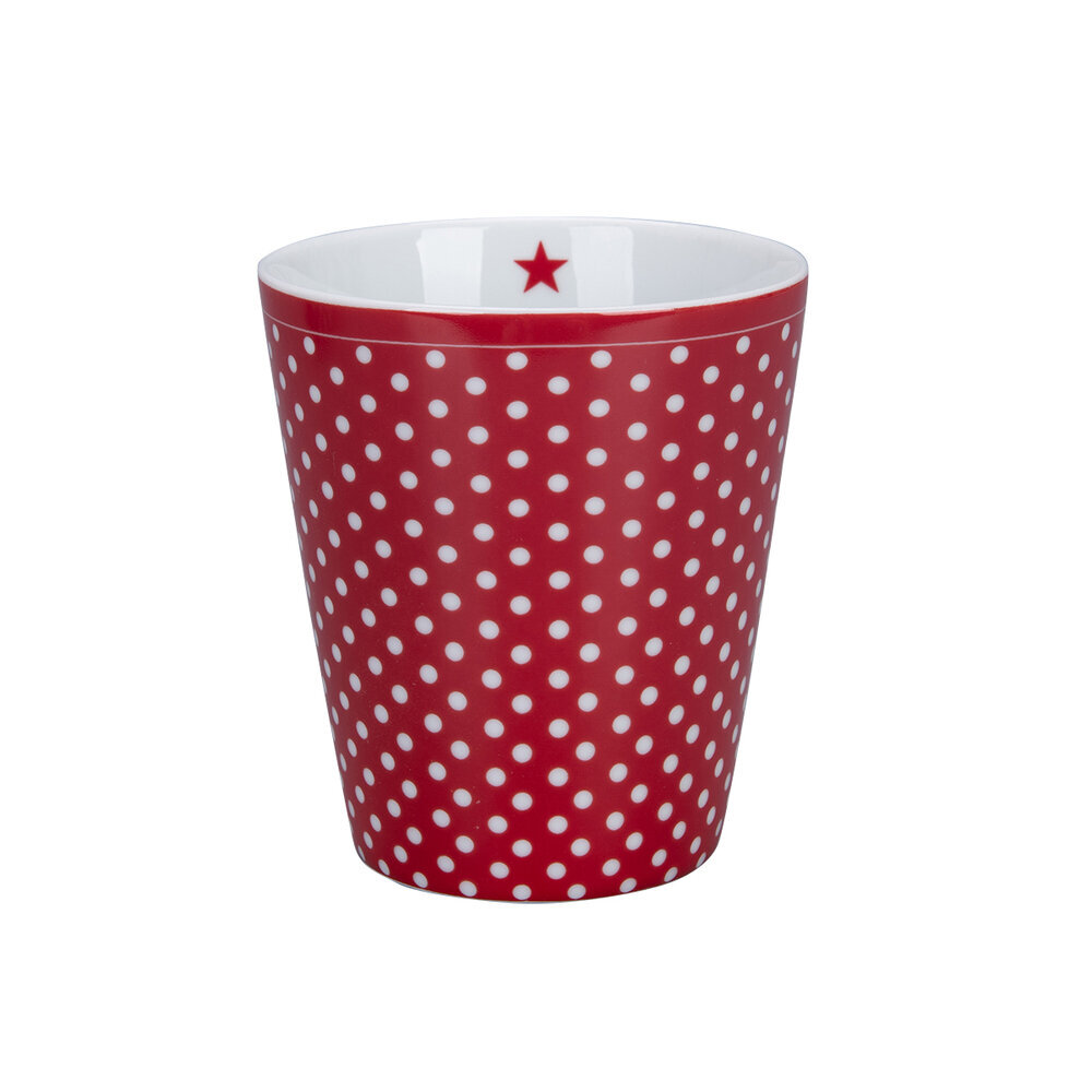 Happy Mug Micro Dots Becher, rot