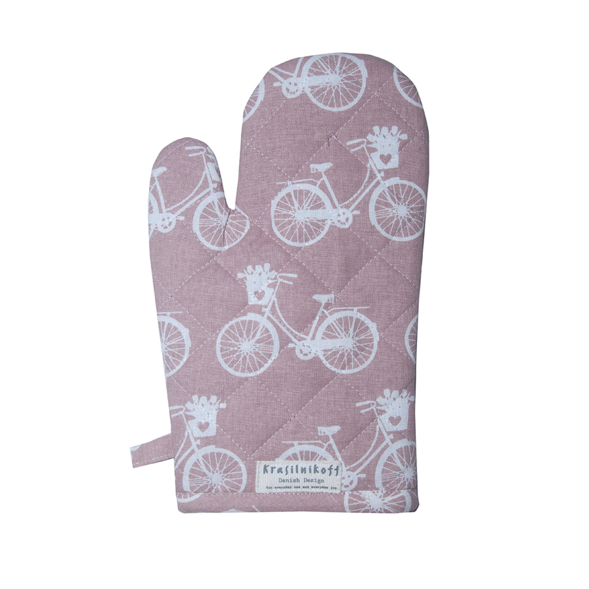 Ofenhandschuh Bikes, rosa 