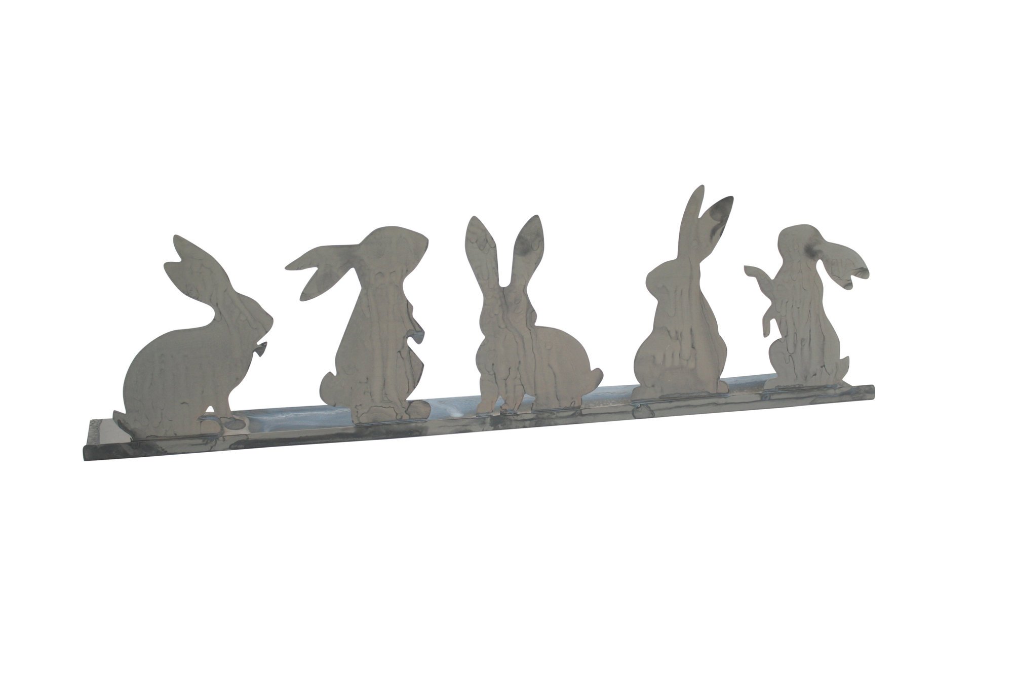 Krasilnikoff Osterdekoration Hasen, grau 