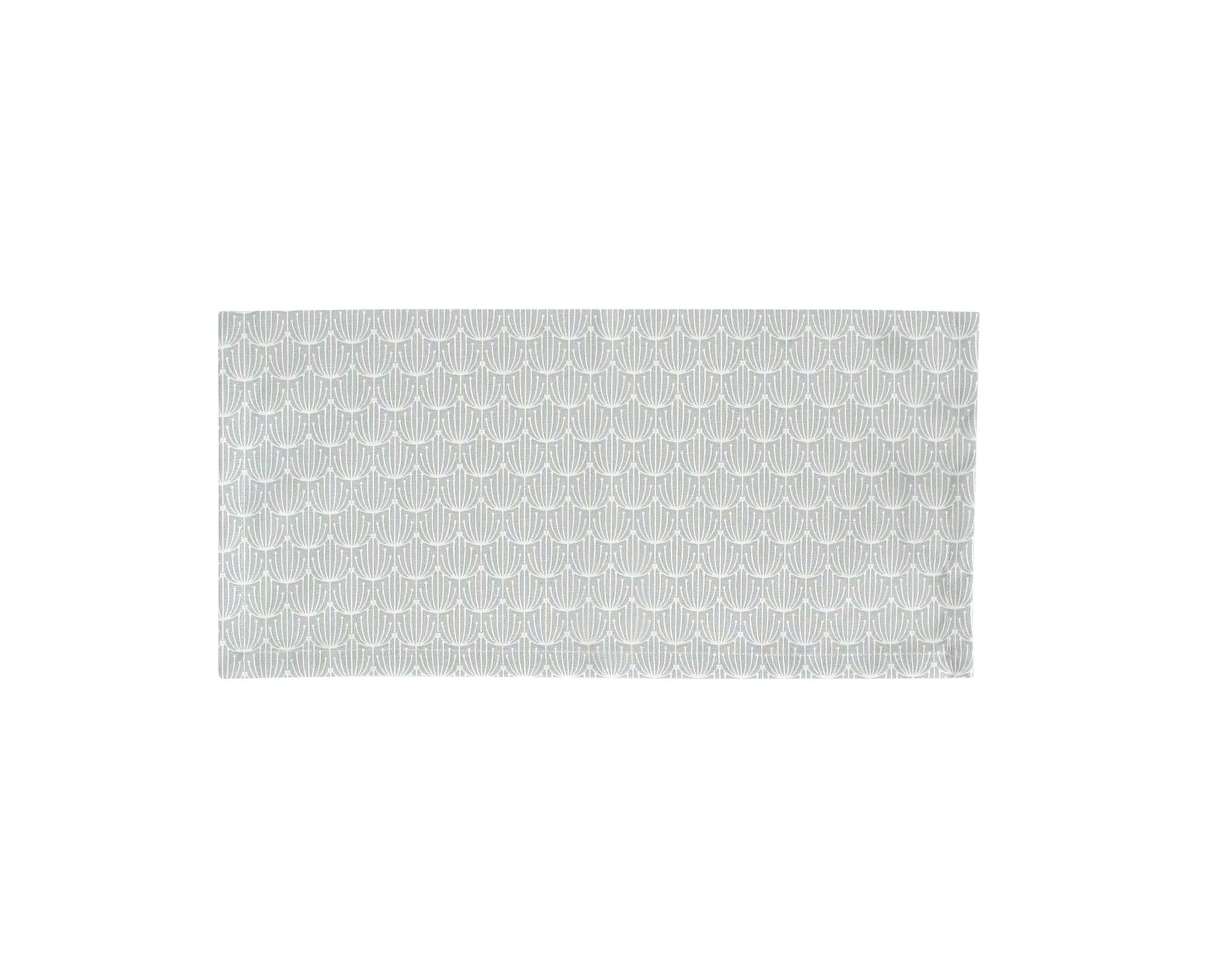 Krasilnikoff Serviette Blossom, grau 