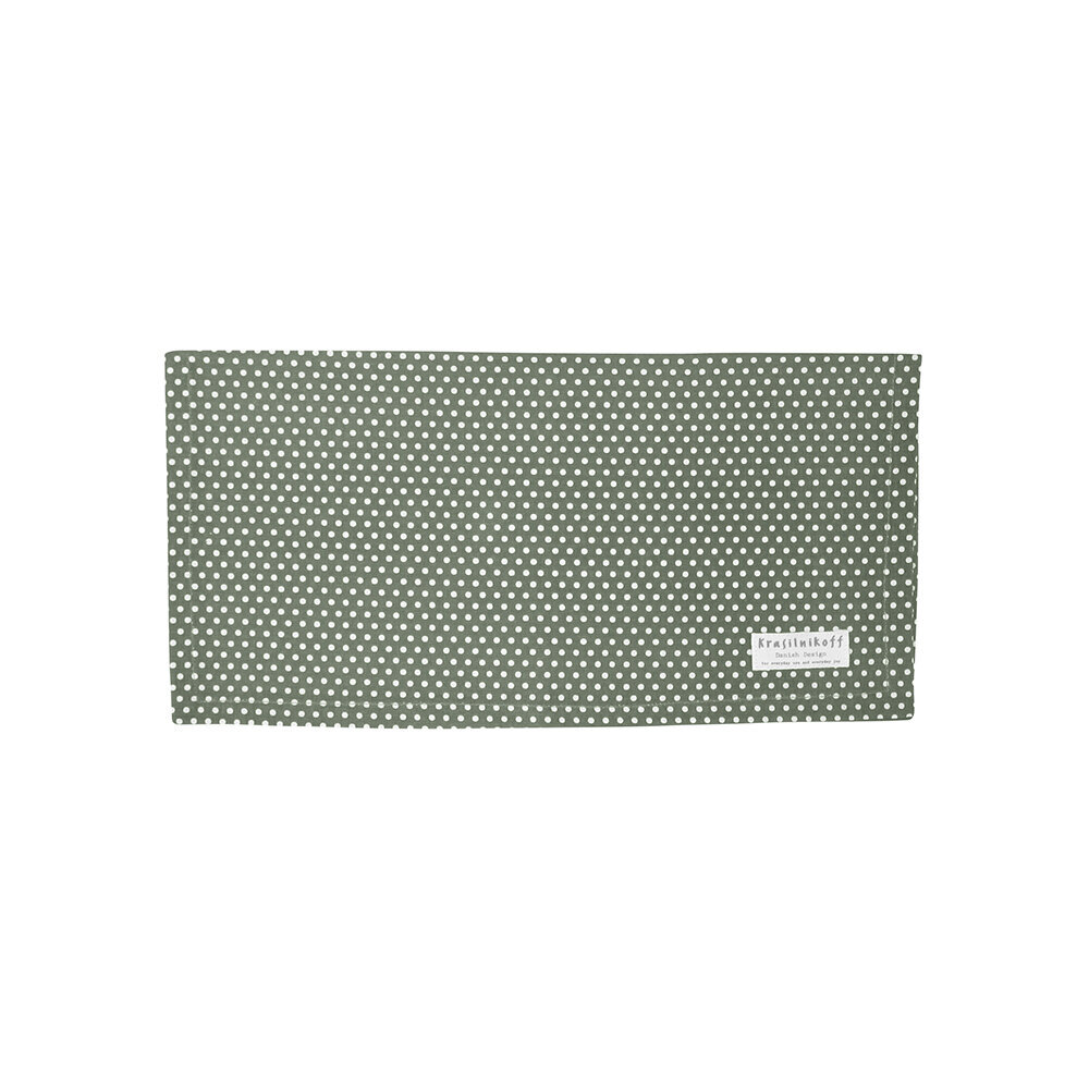 Stoffserviette Micro Dots, oliv 
