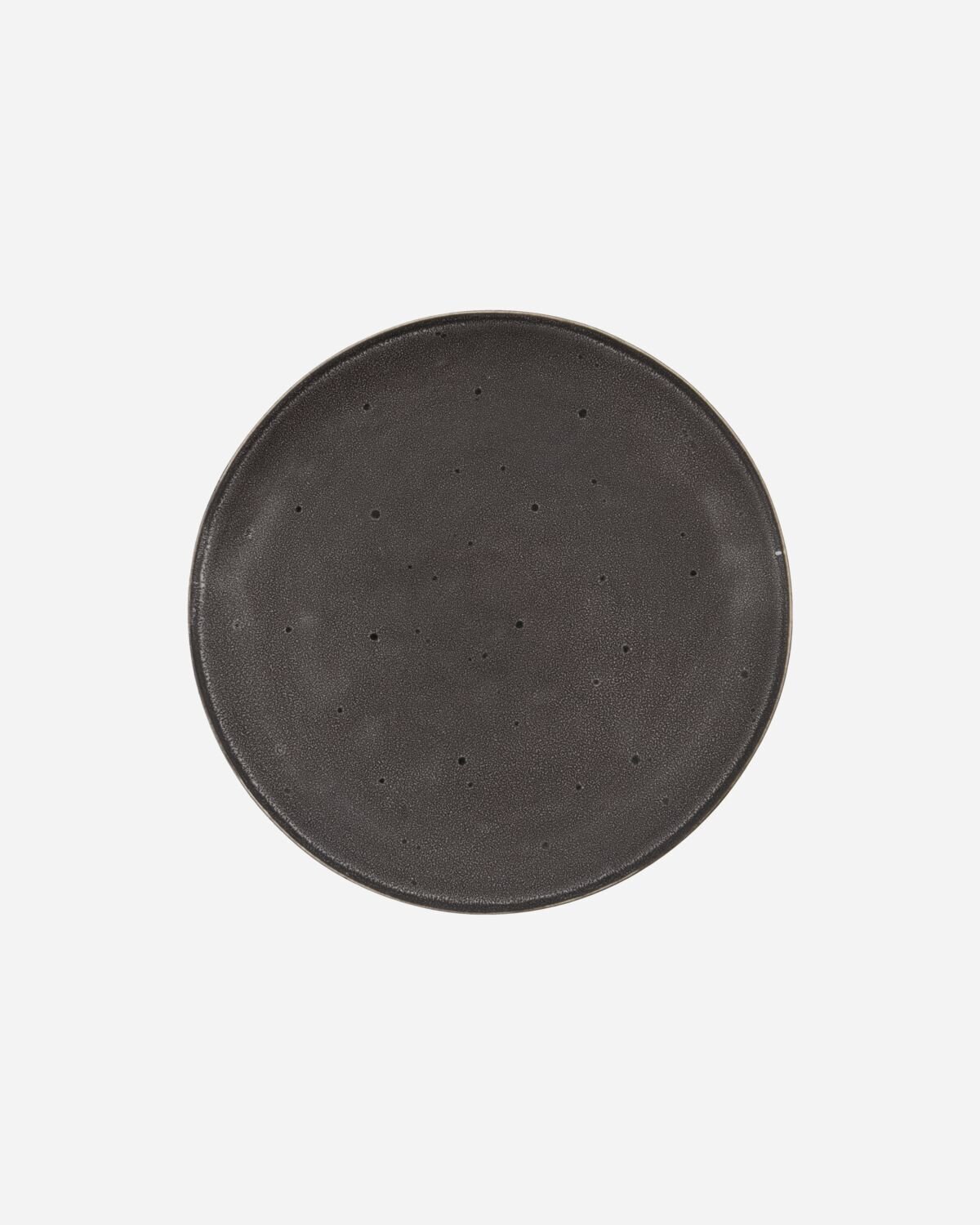 Kuchenteller Rustic, dunkelgrau