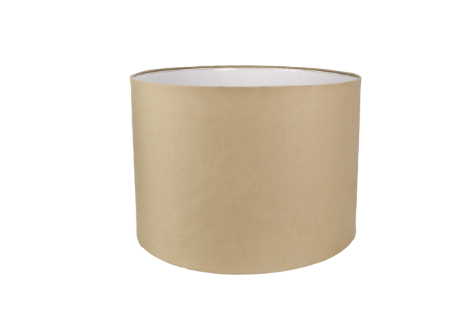 Lampenschirm rund Leinen, sand ø25x18