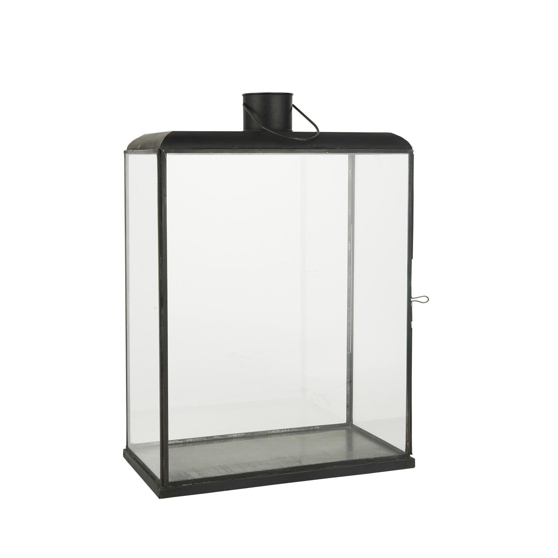 Laterne groß länglich, schwarz 