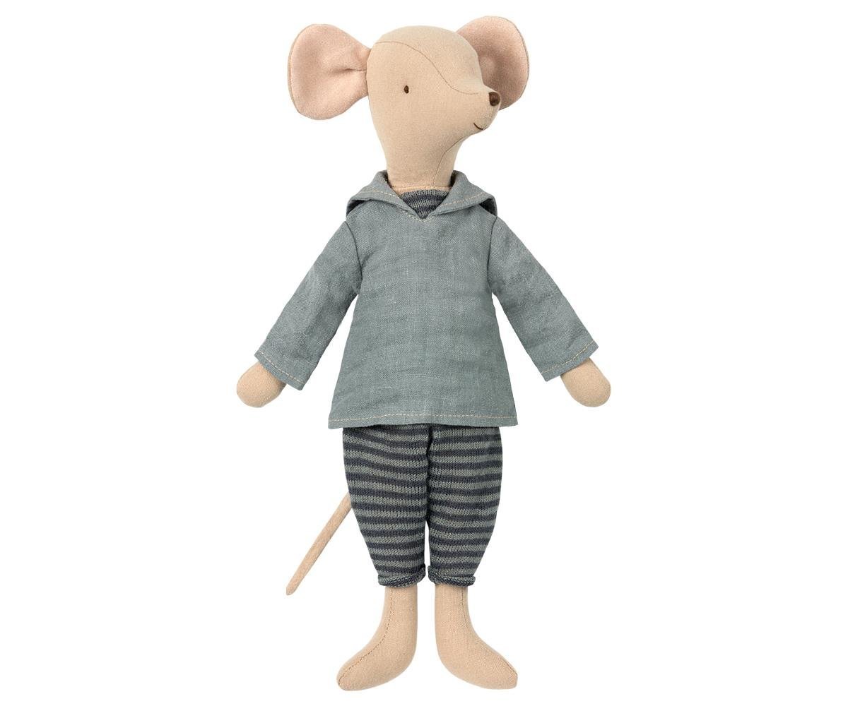 Medium Maus Junge, grau Medium, 31 cm