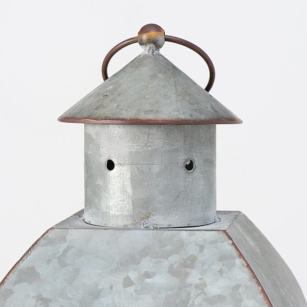 Metall Laternen Alix 2er Set, grau 