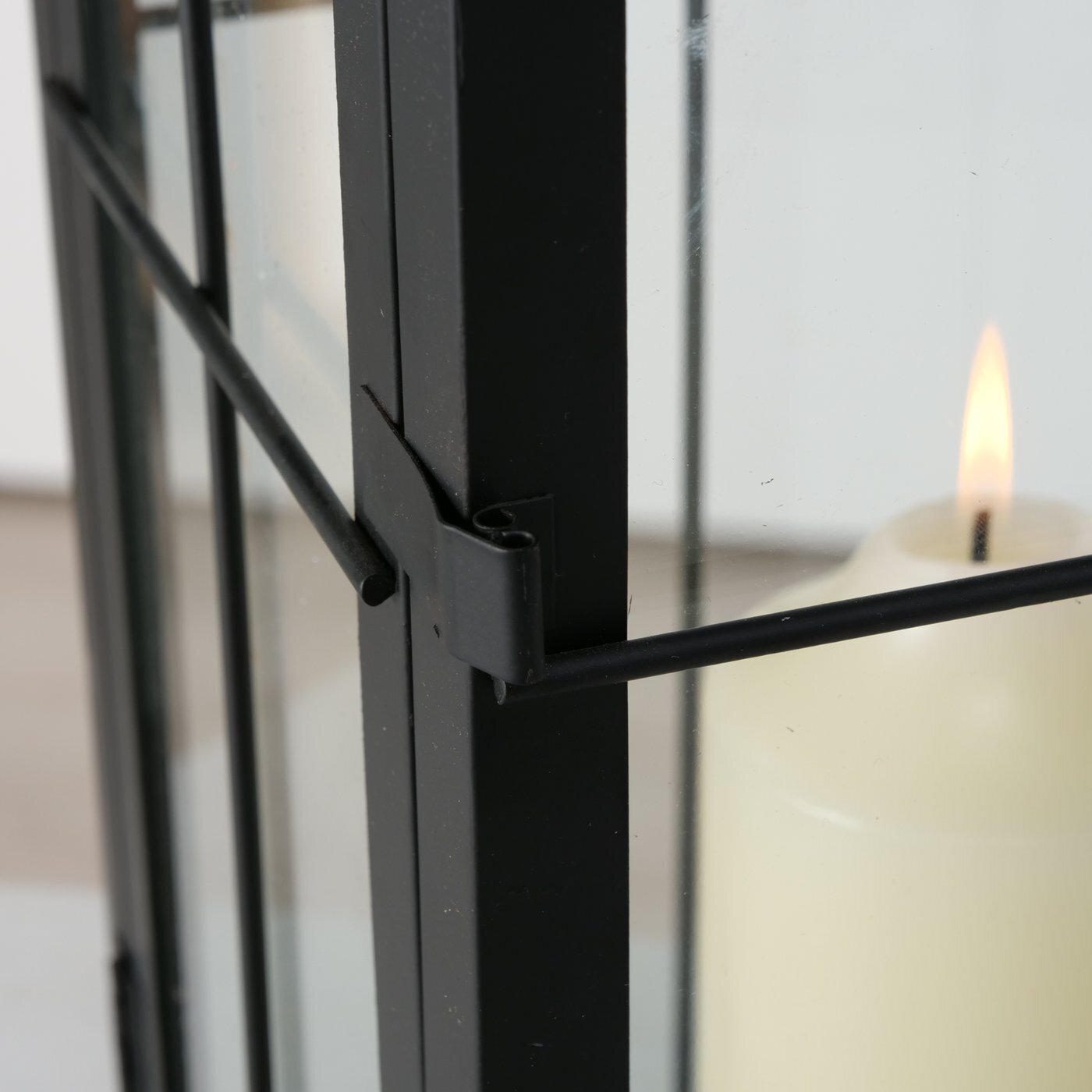 Metall Laternen Arizona, schwarz 