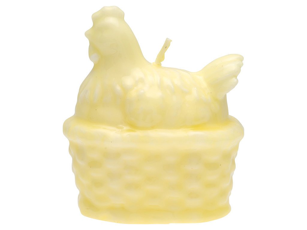 Oster-Kerze Chick, pale yellow 