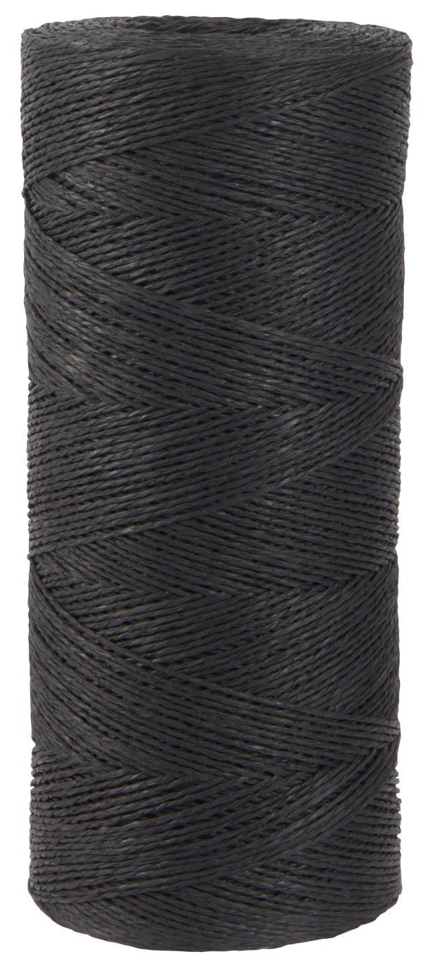 Papierfaden Schnur dünn, schwarz 