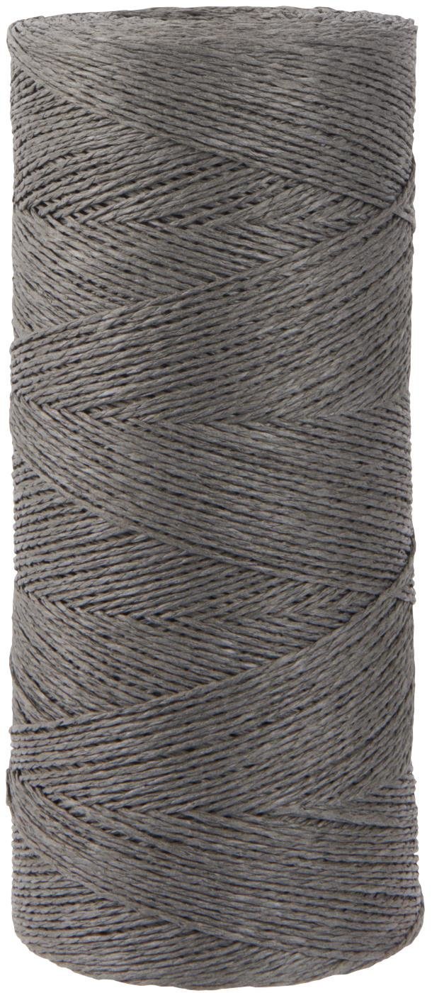 Papierfaden Schnur dünn, grau 