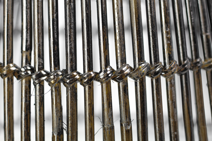 Pendelleuchte Rattan Black Wash, schwarz 