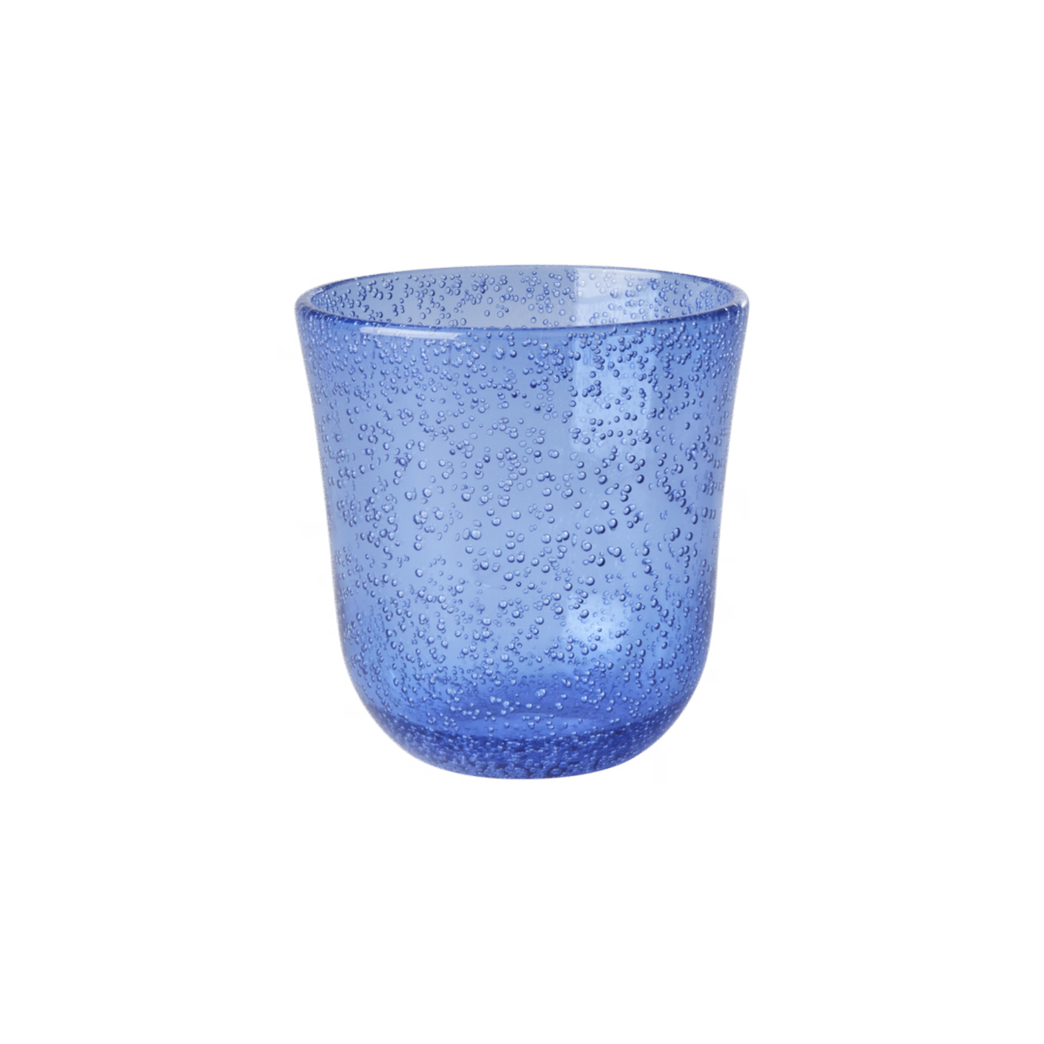 Acryl Trinkglas Bubble, blau 