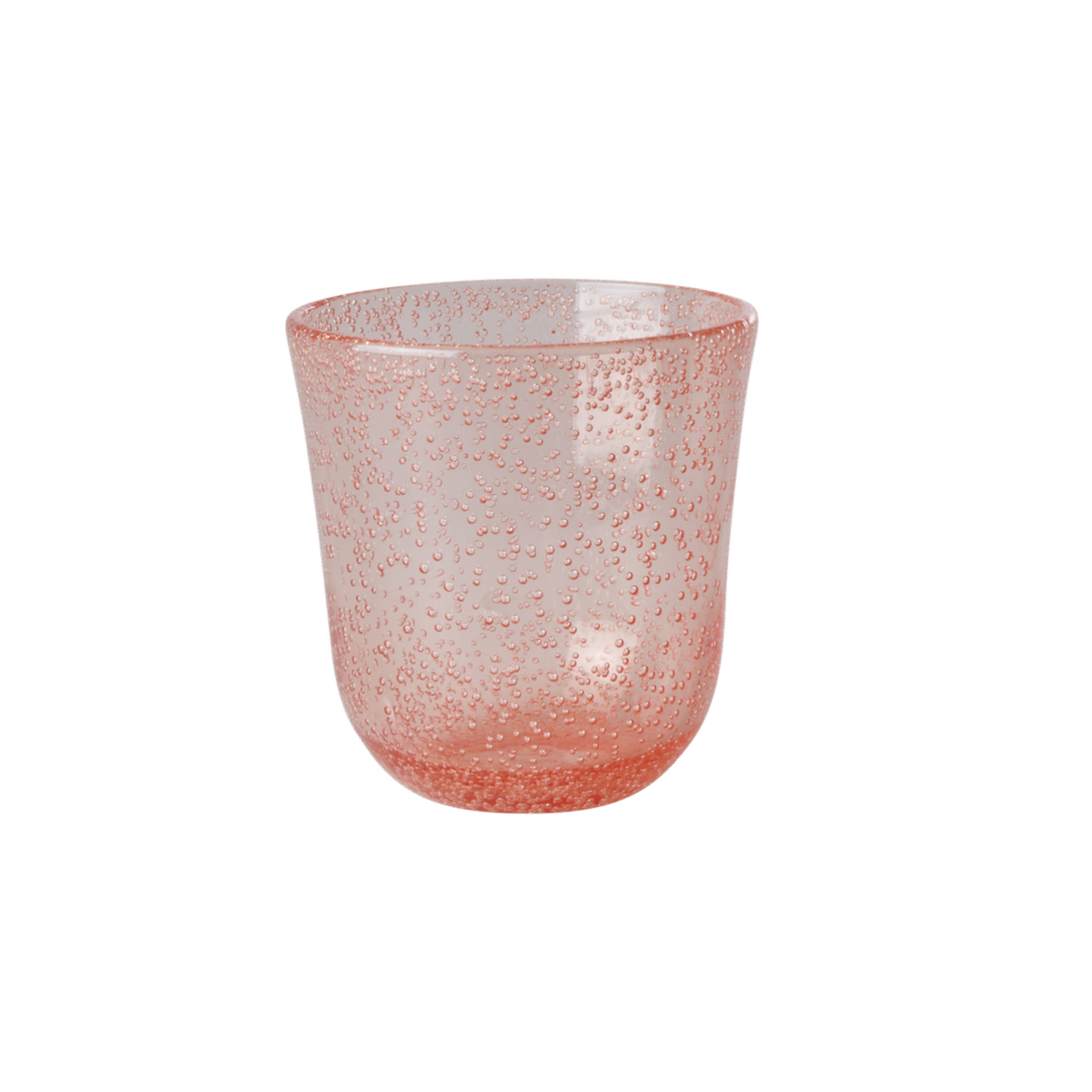 Acryl Trinkglas Bubble, pfirsich 