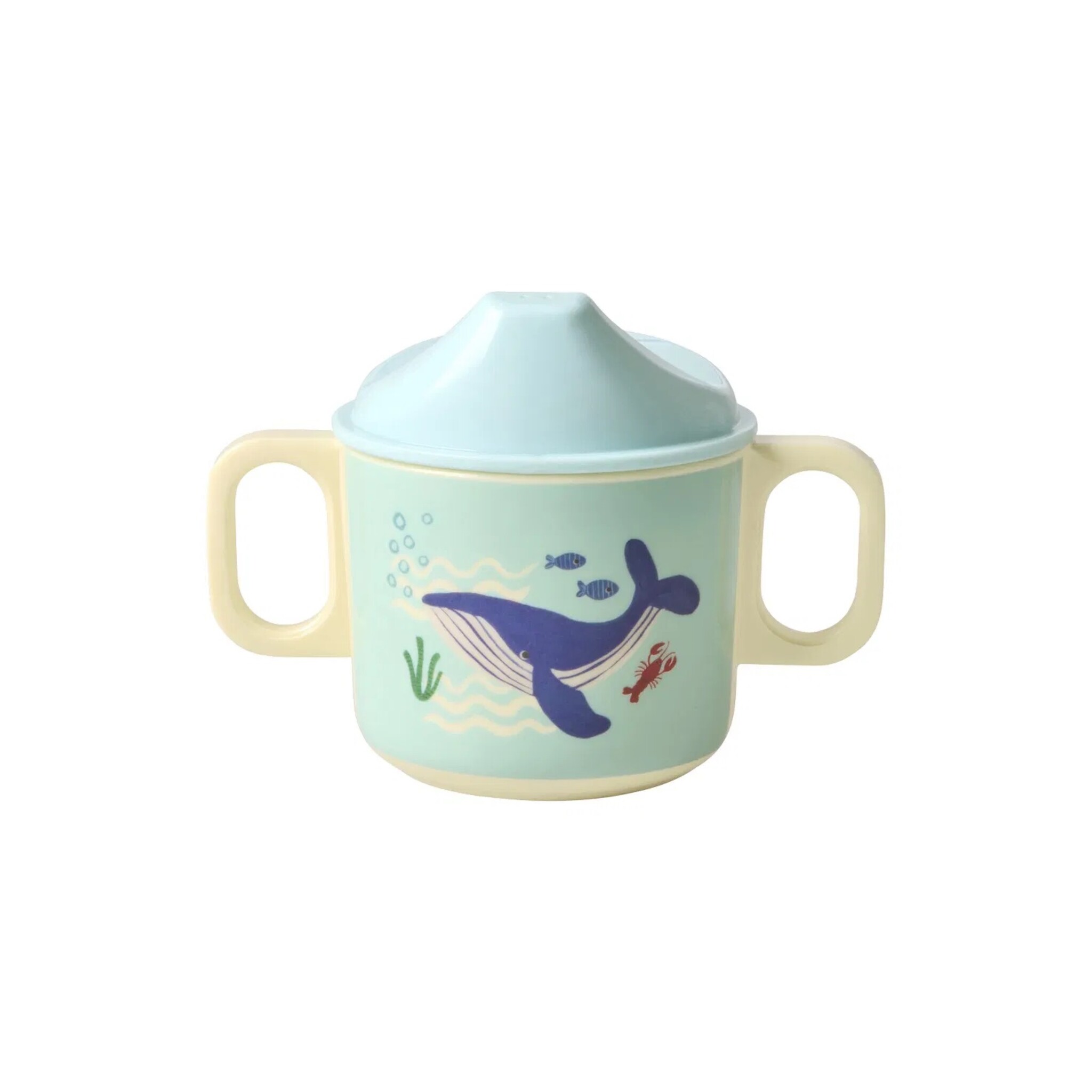 Babybecher Melamin Ocean Print, blau 