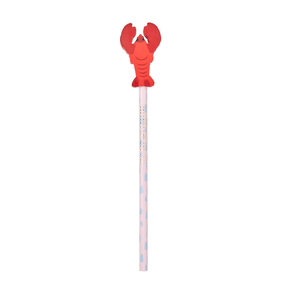 RICE Bleistift Hummer-Radiergummi, rosa 