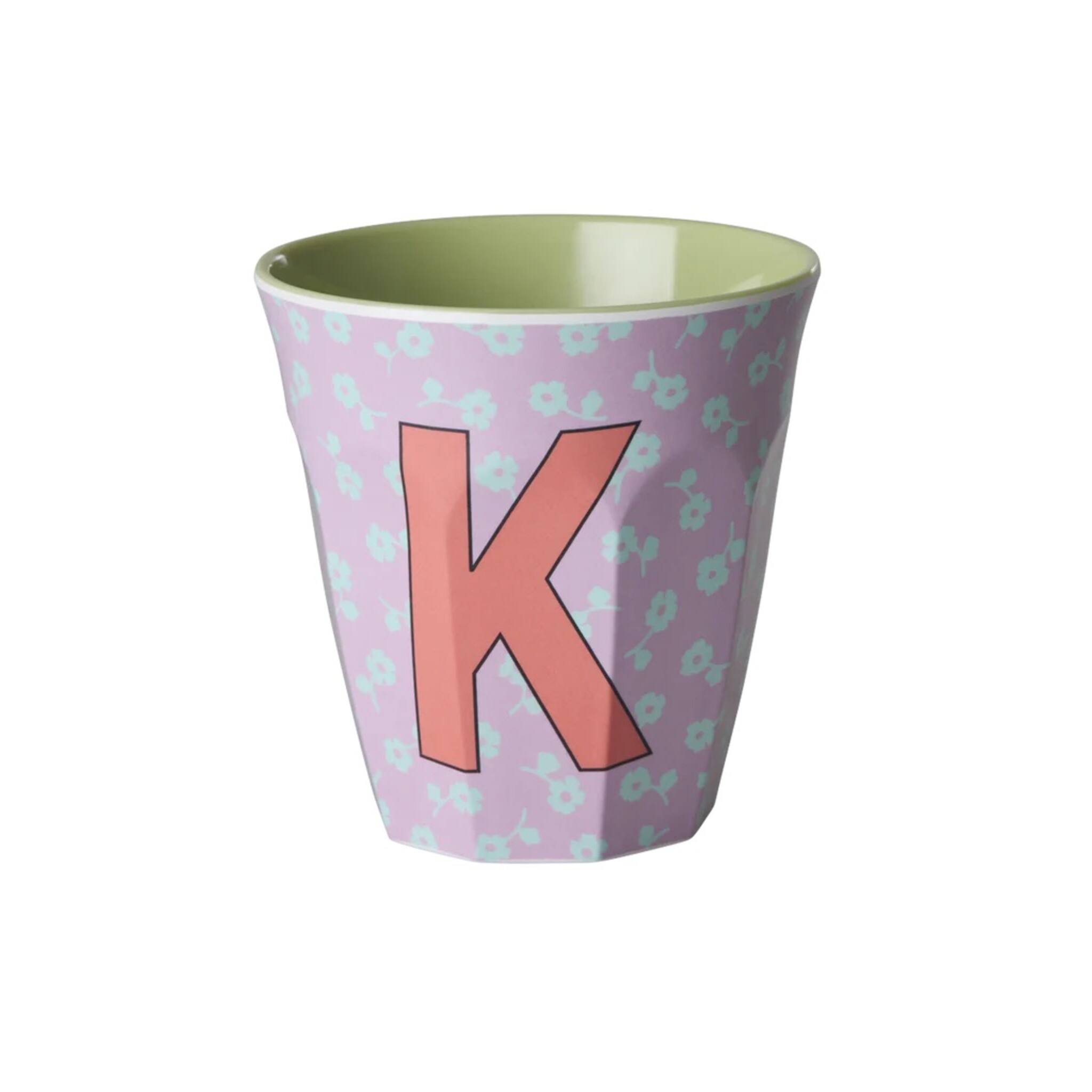 Buchstaben-Becher mit Blumen Medium, diverse 