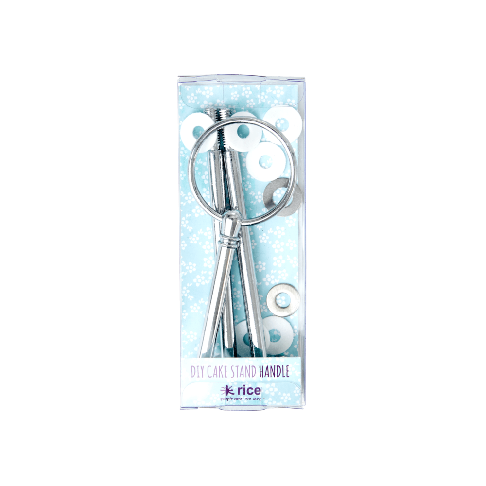 RICE DIY Kuchenetagere Montageset, silber 