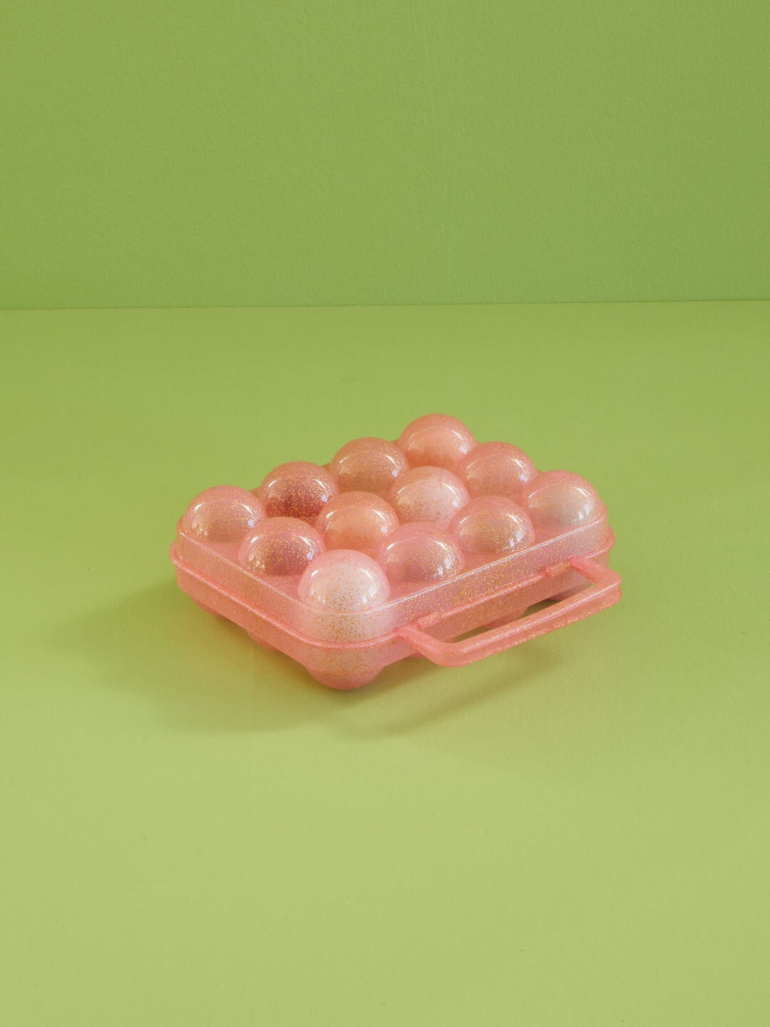 Eierbehälter für 12 Eier. Kunststoff, pink 