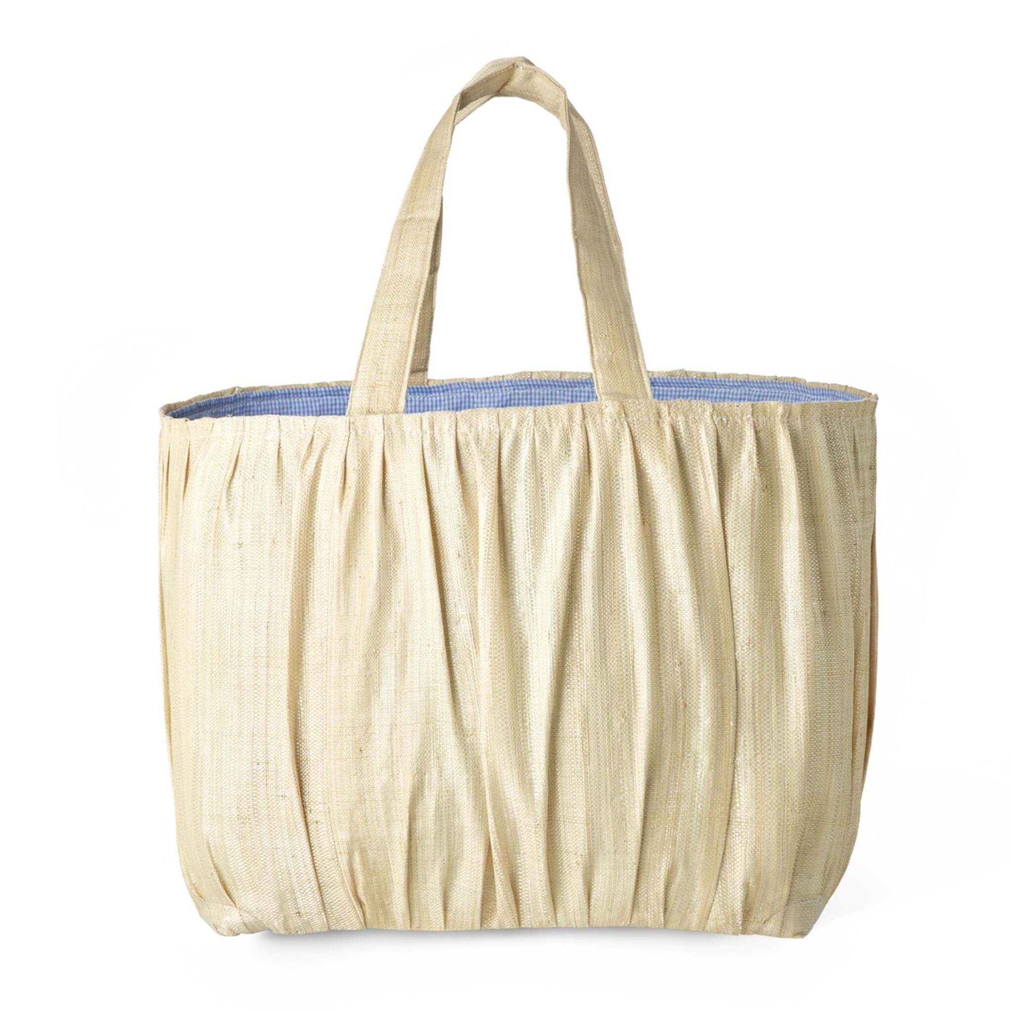 Große Raffia Tasche Natürlich, natur 