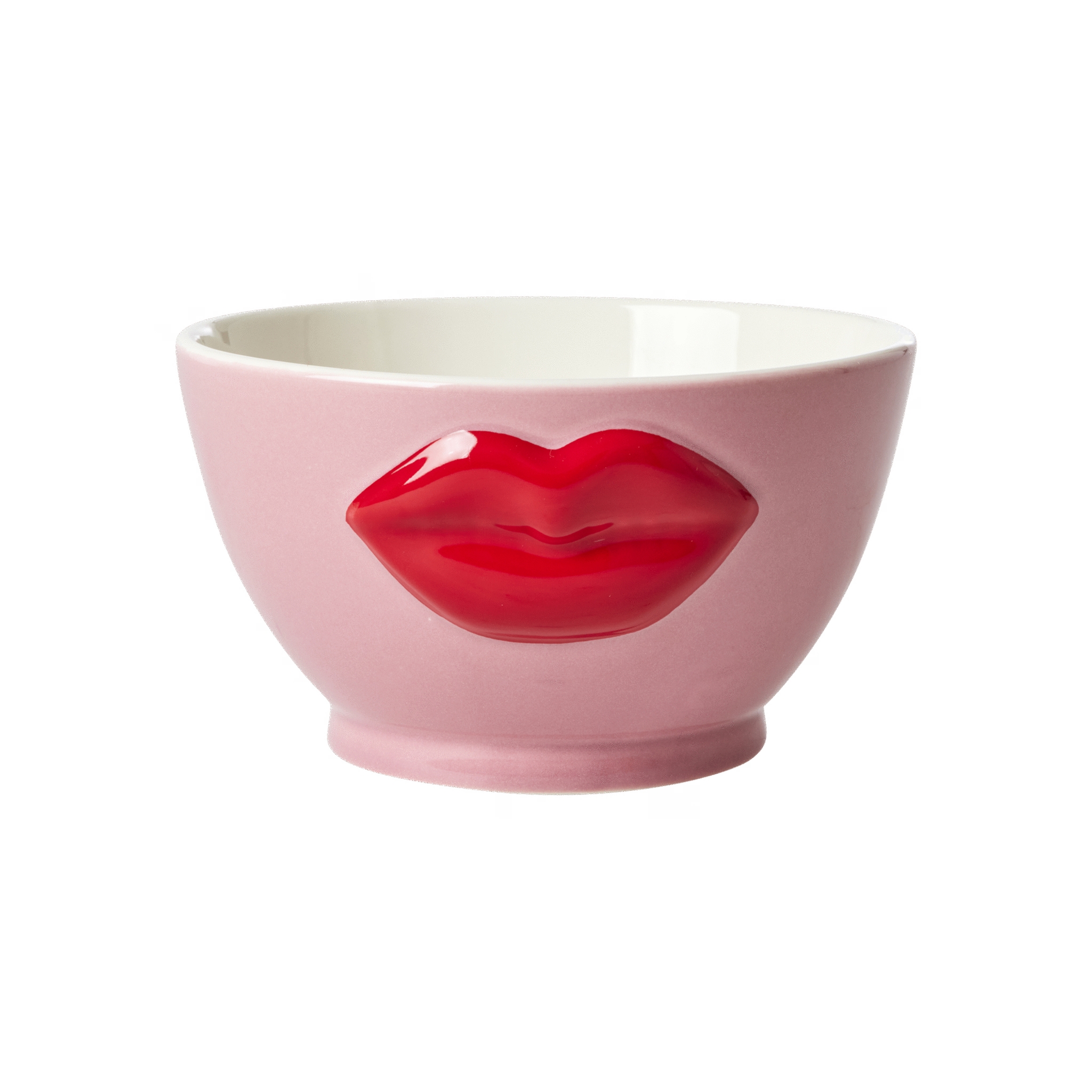 Keramik Schüssel Lips, pink 300 ml Ø 14,5 cm, Höhe 10 cm