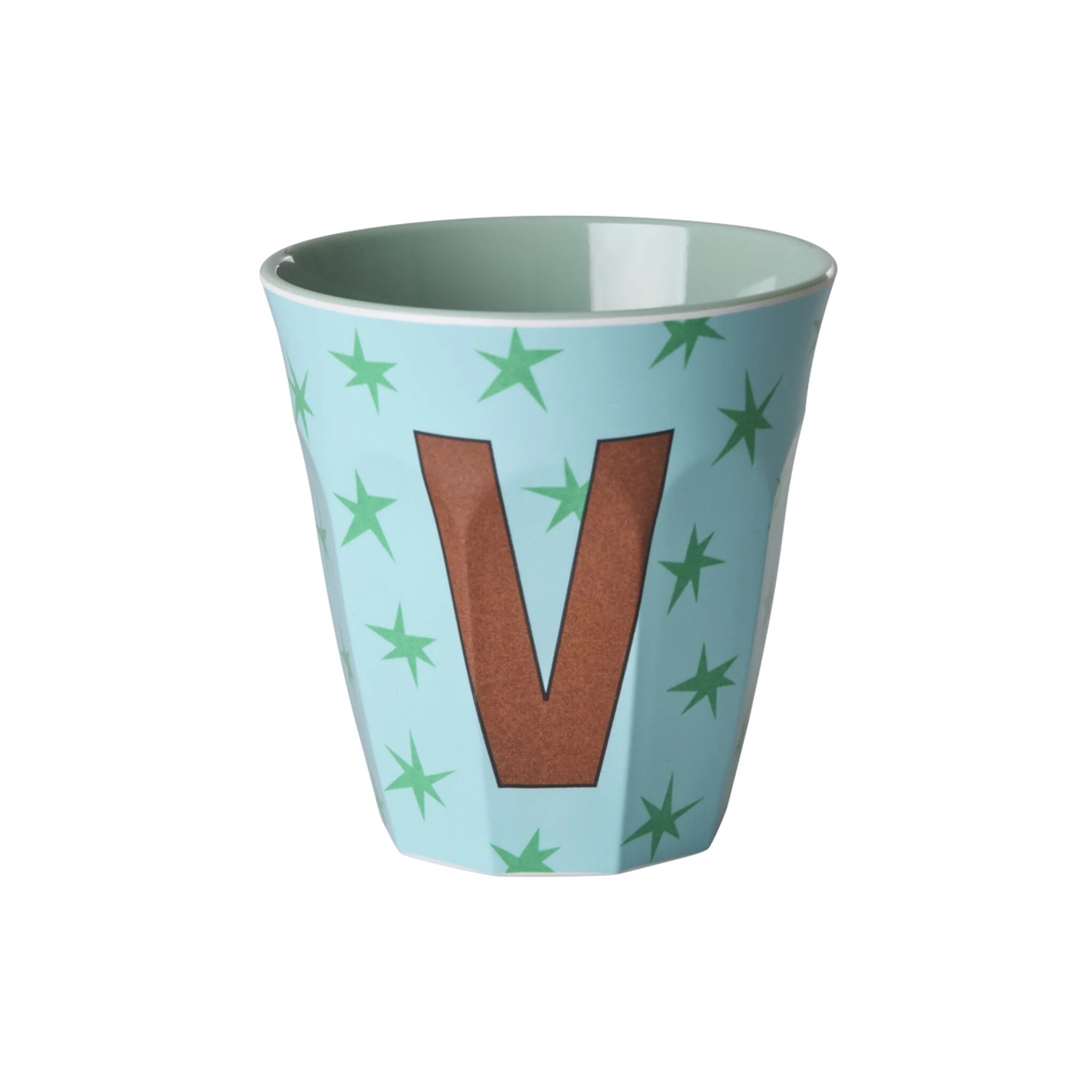 Melamin Buchstabenbecher Stars, diverse 