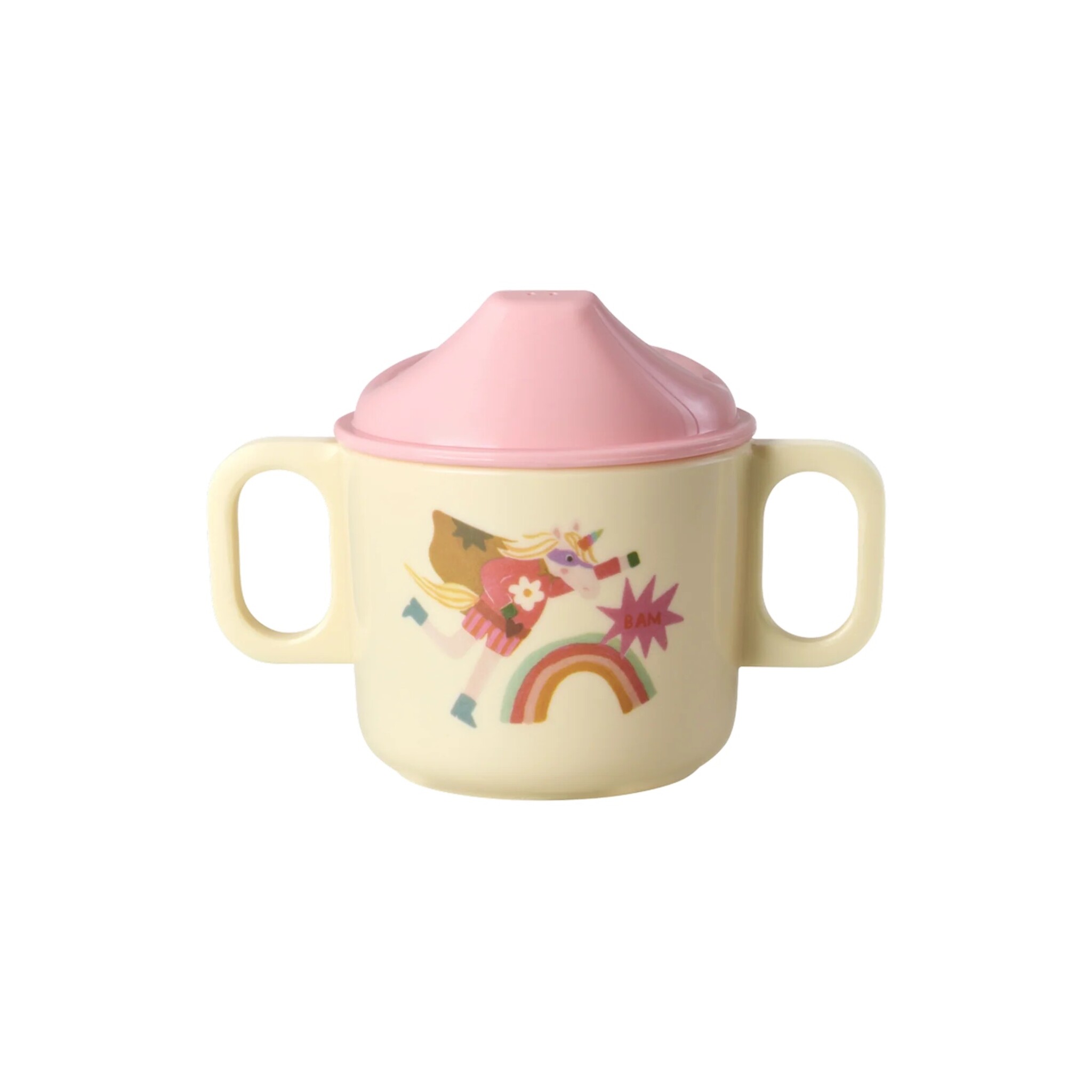 Melamin Handle Baby Cup Hero, pink 