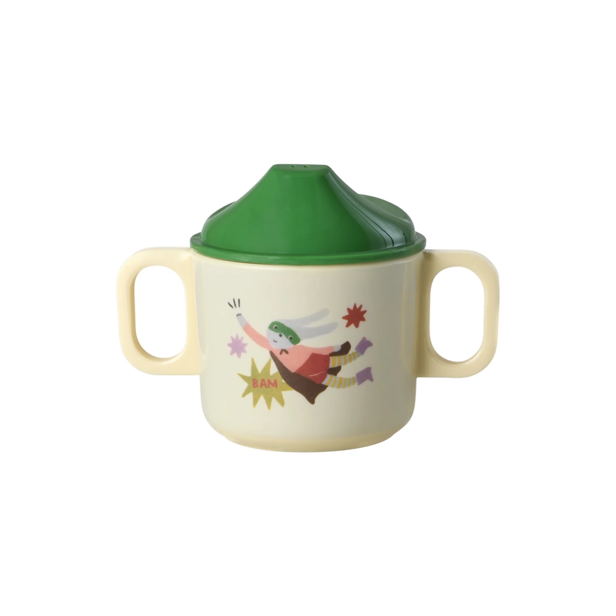 Melamin Handle Baby Cup Hero, grün 