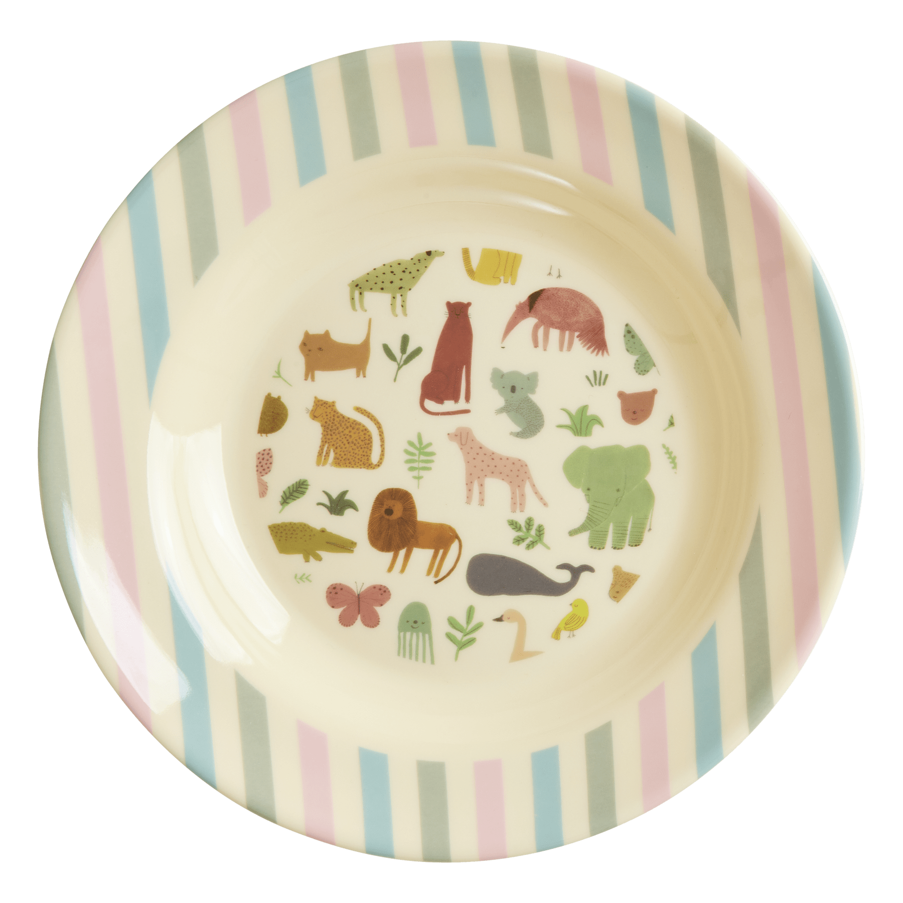 Melamin Tiefer Teller Sweet Jungle Print, diverse 