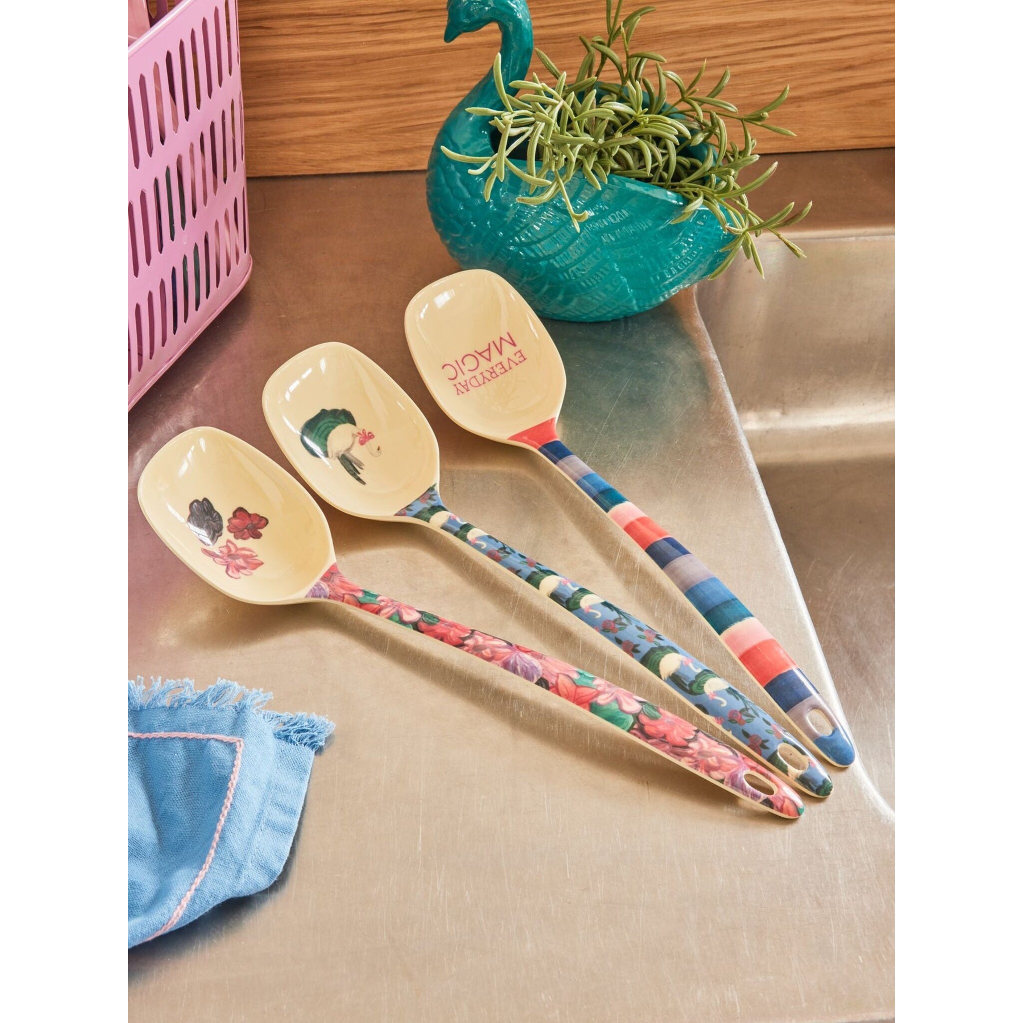 Melamin Kochlöffel 3er A New York Minute, diverse 