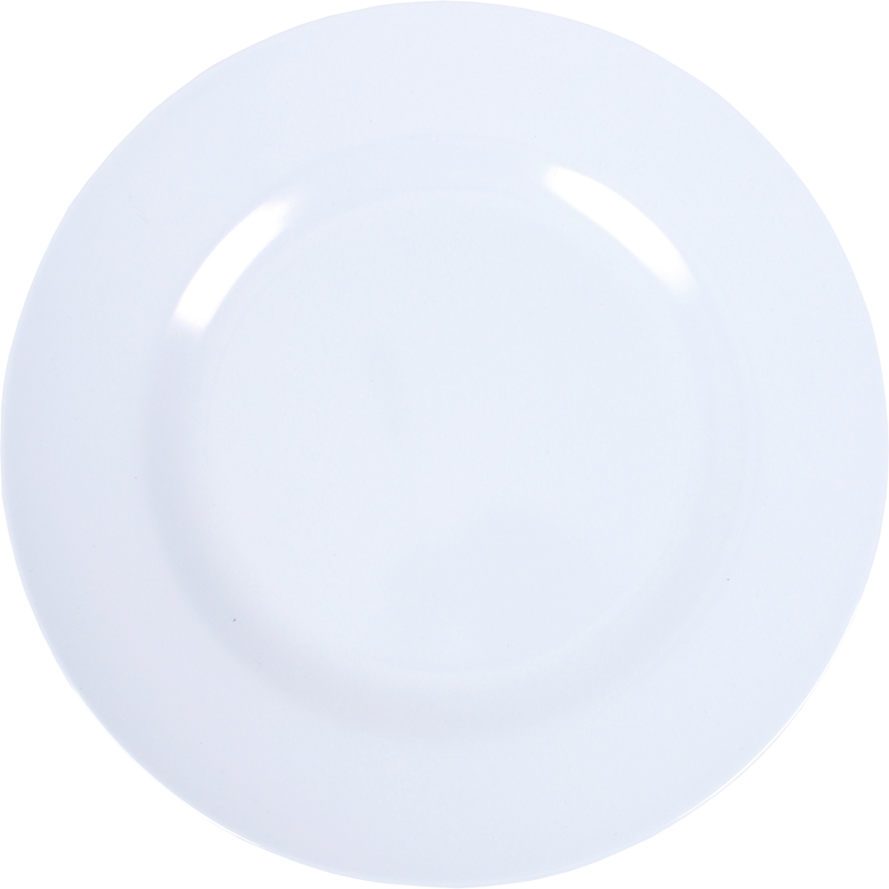 RICE Melamin Teller einfarbig, hellblau 