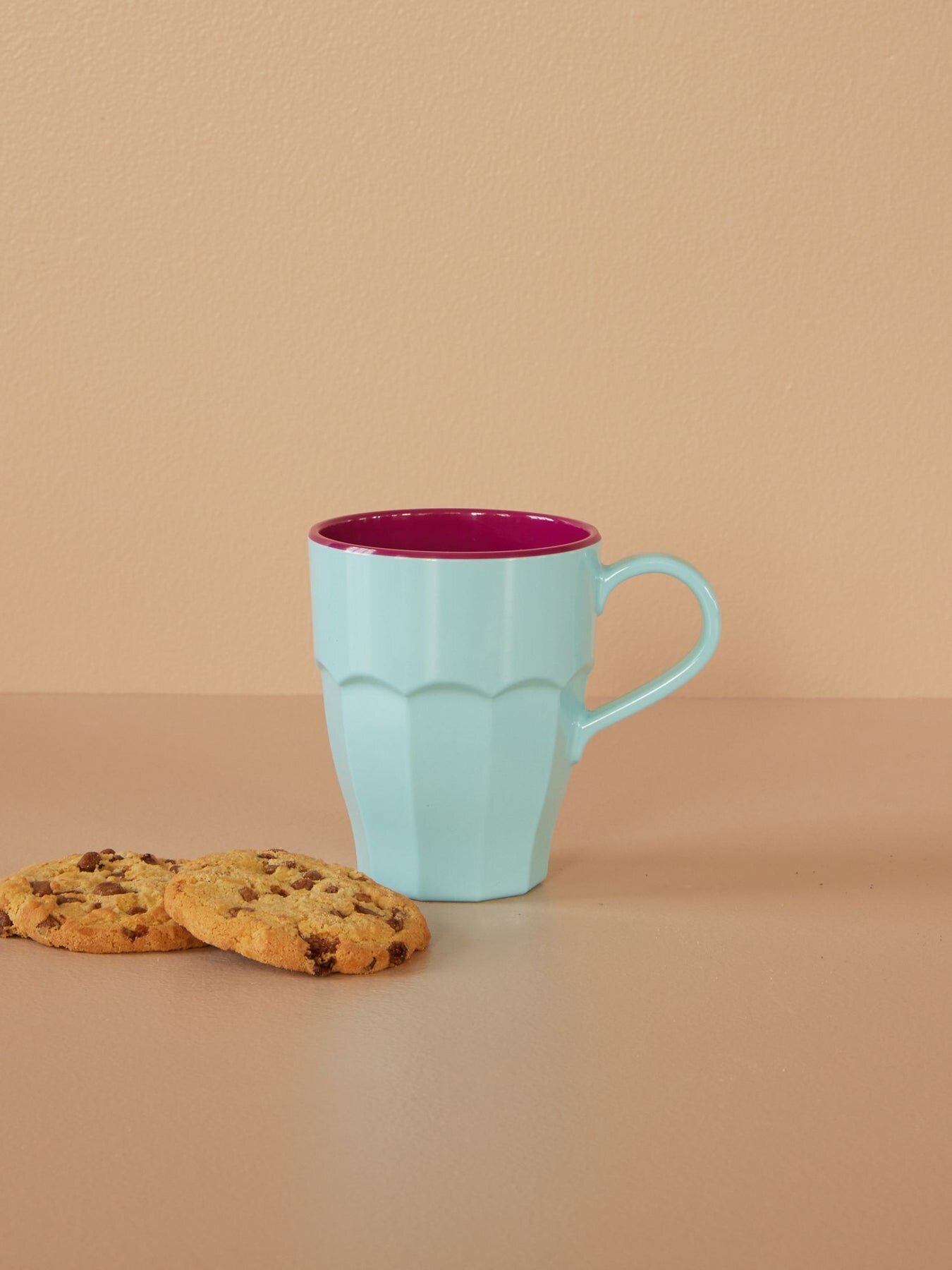 Melamin Tasse mit Henkel, mint 