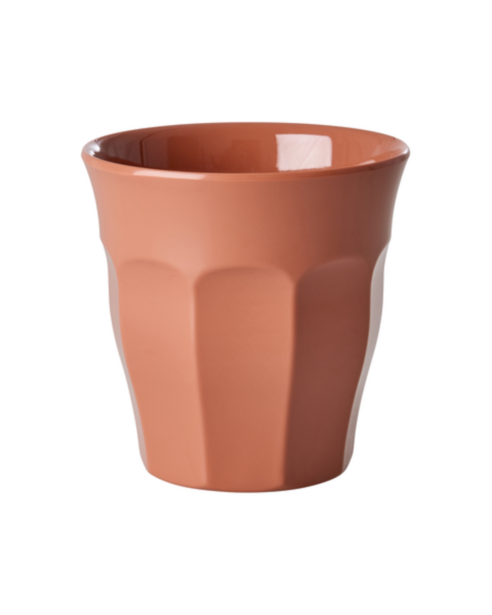 RICE Medium Melamin Becher im 6er Pack - Solid Colors, bunt 