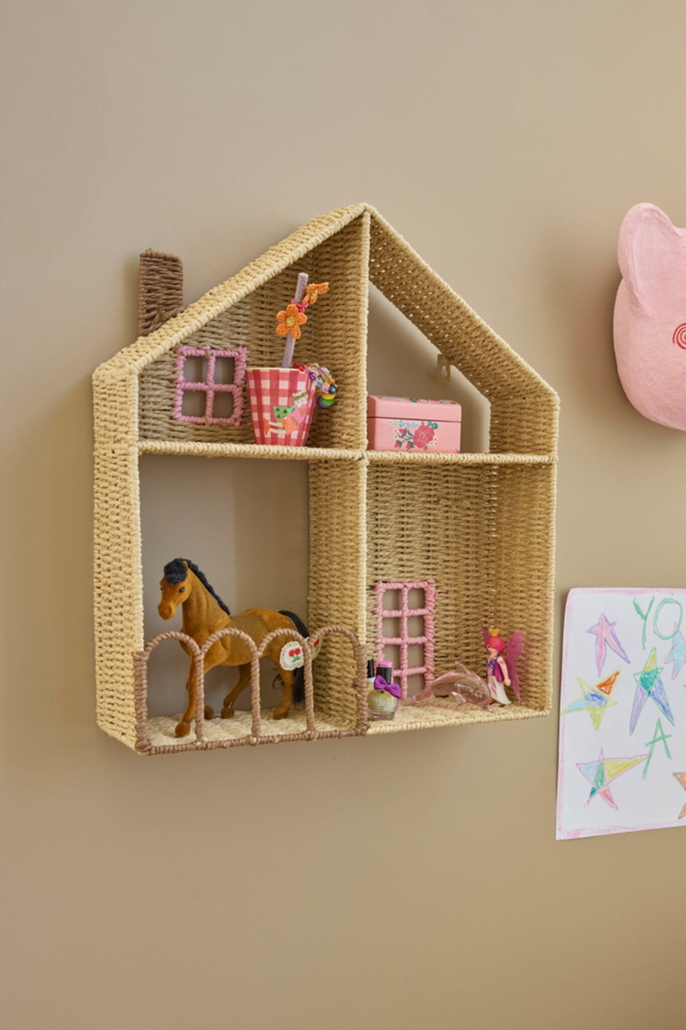RICE Regal in Hausform, pink 